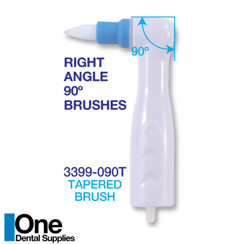 Dental Disposable Prophy Angles -Tapered Brushes 100 pcs
