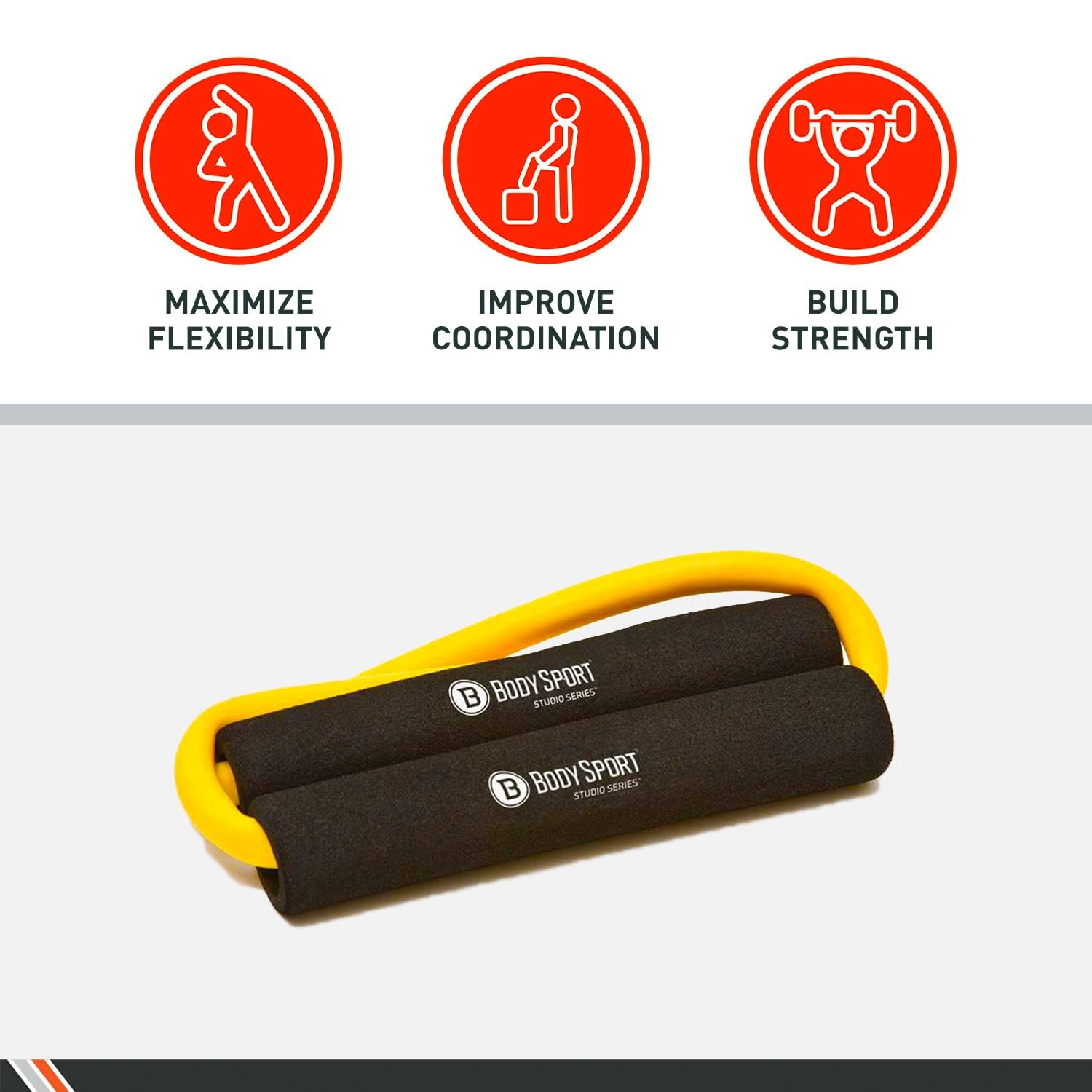 Light Resistance Loop Tubing with Foam Pads, Blue