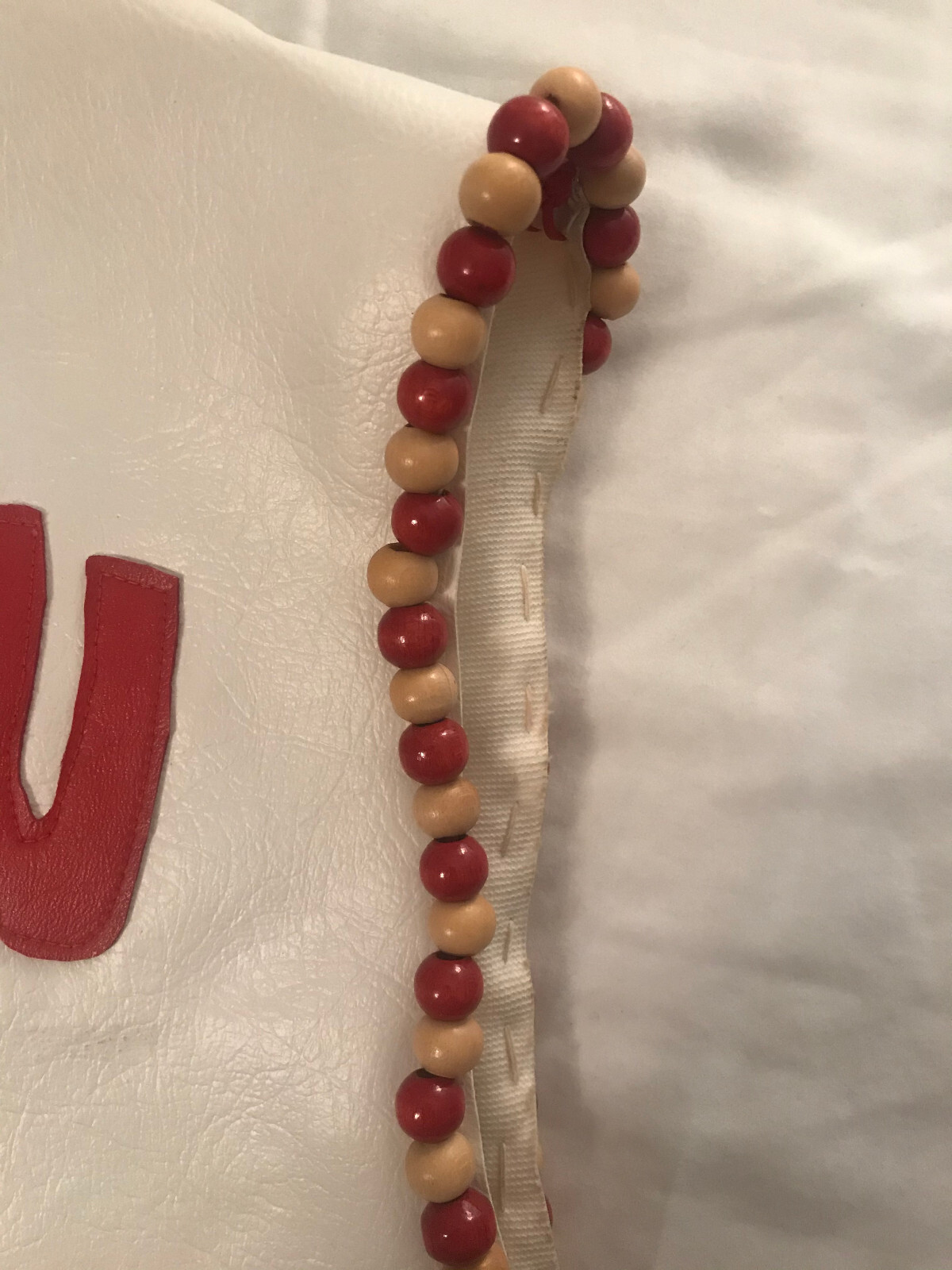 2 leather vests w/beads-Adult & Child-Crow-Powwow Regalia-1970s-Missouri Nation