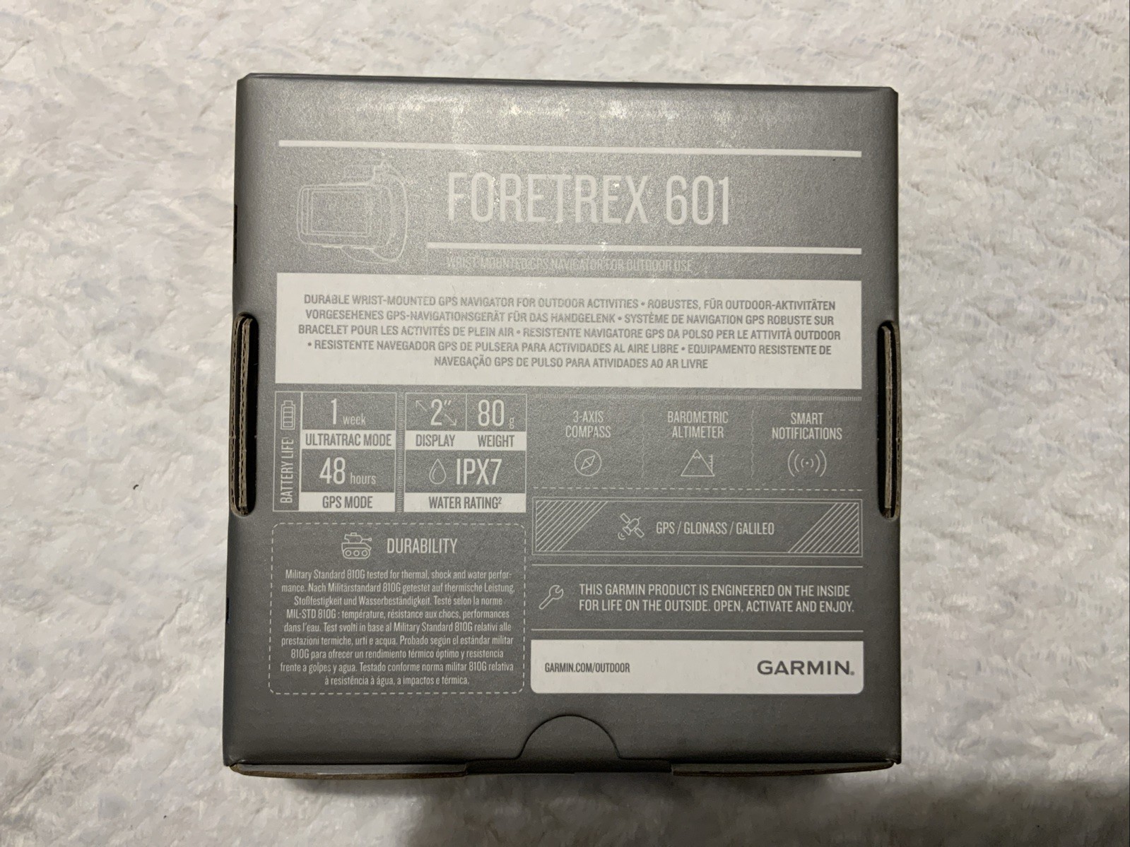 Garmin Foretrex 601 Wrist Mounted GPS Navigator