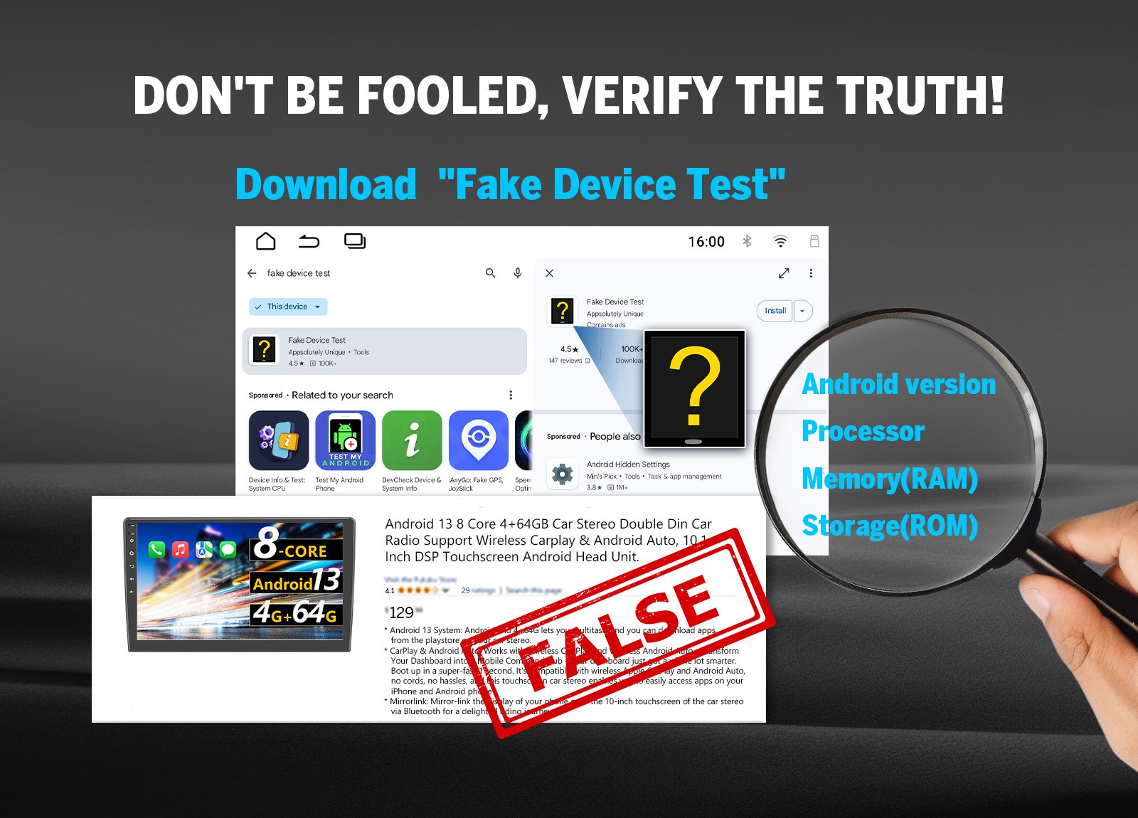 GMX7 8"Android for Chevy Silverado Sierra 2007-13 Car Radio Stereo Apple CarPlay