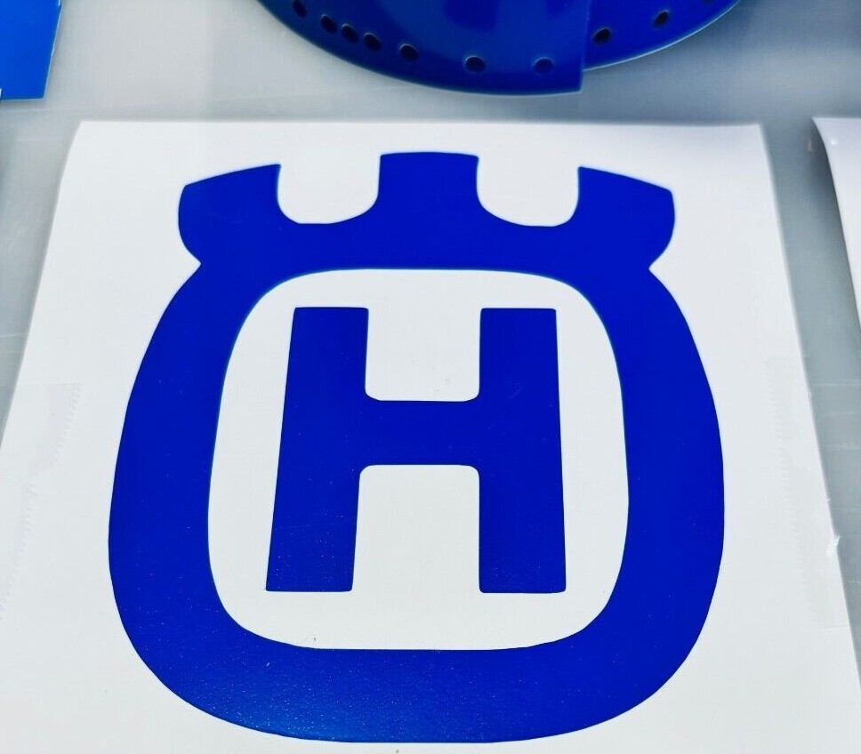 Husqvarna Vinyl Decal (NO TEXT) Many Sizes & Colors - FREE Ship Buy 2 Get 1 FREE