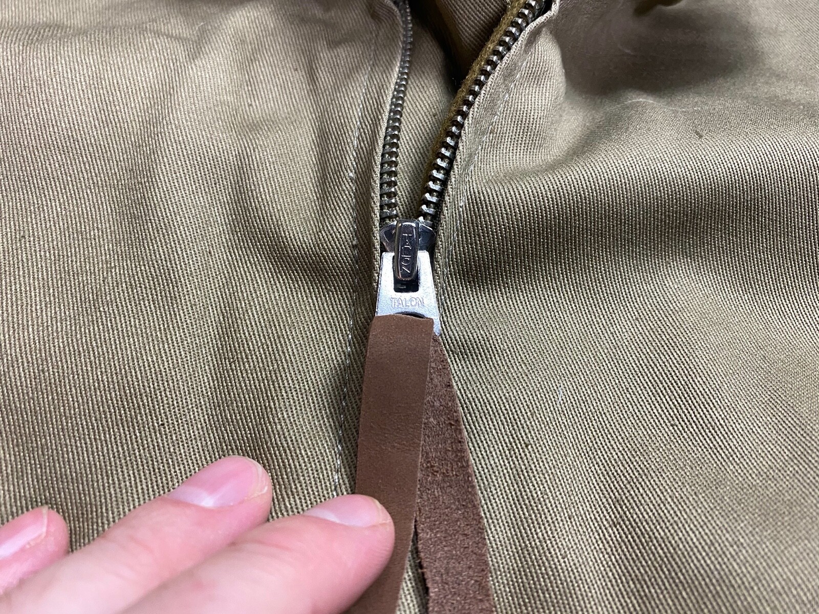 WWII US ARMY INFANTRY AIRBORNE TANKER 1ST PATTERN TANKER JACKET-MEDIUM/LARGE