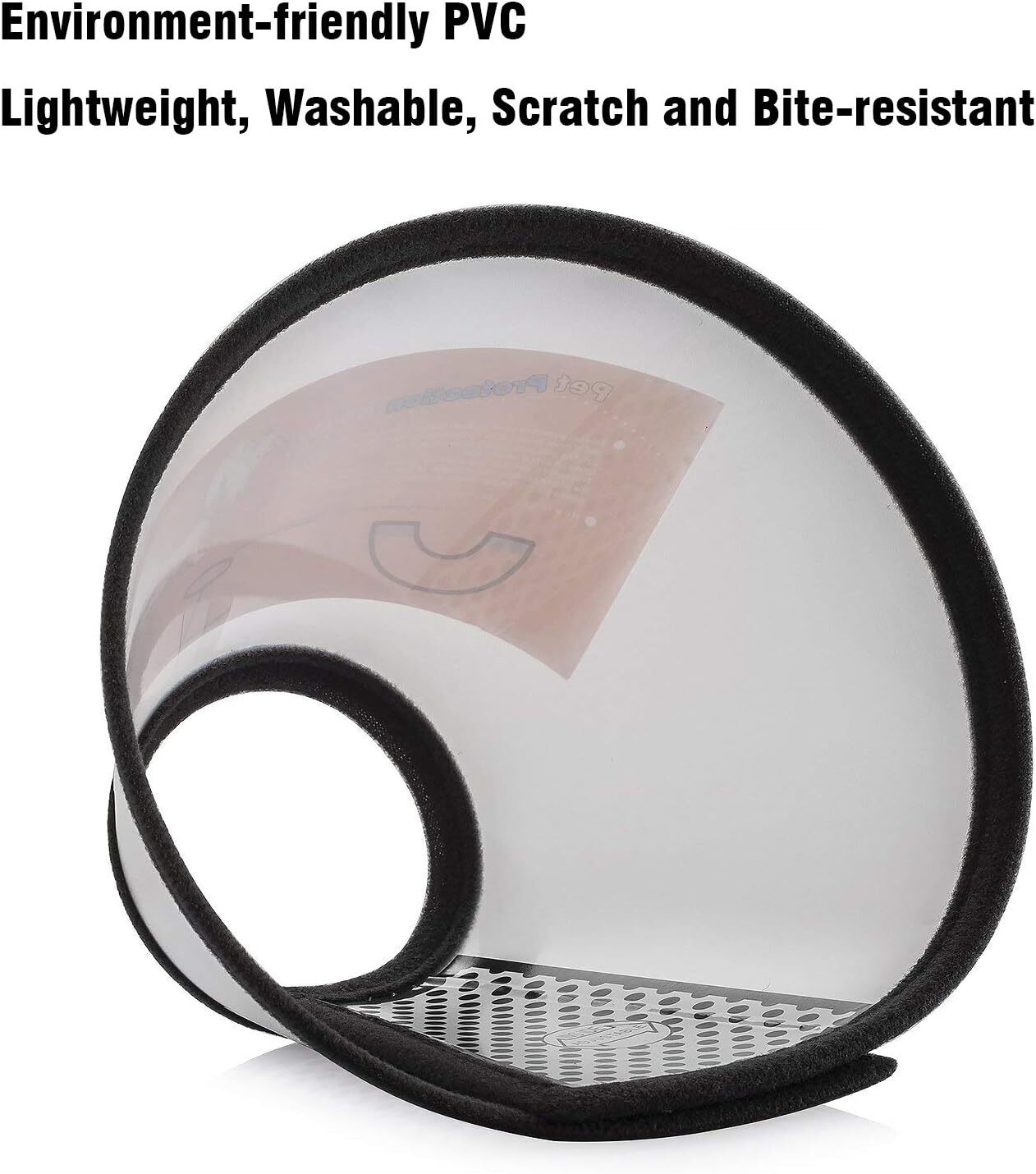 Adjustable Recovery Pet Cone E-Collar for Cats Puppy Rabbit, Plastic ...