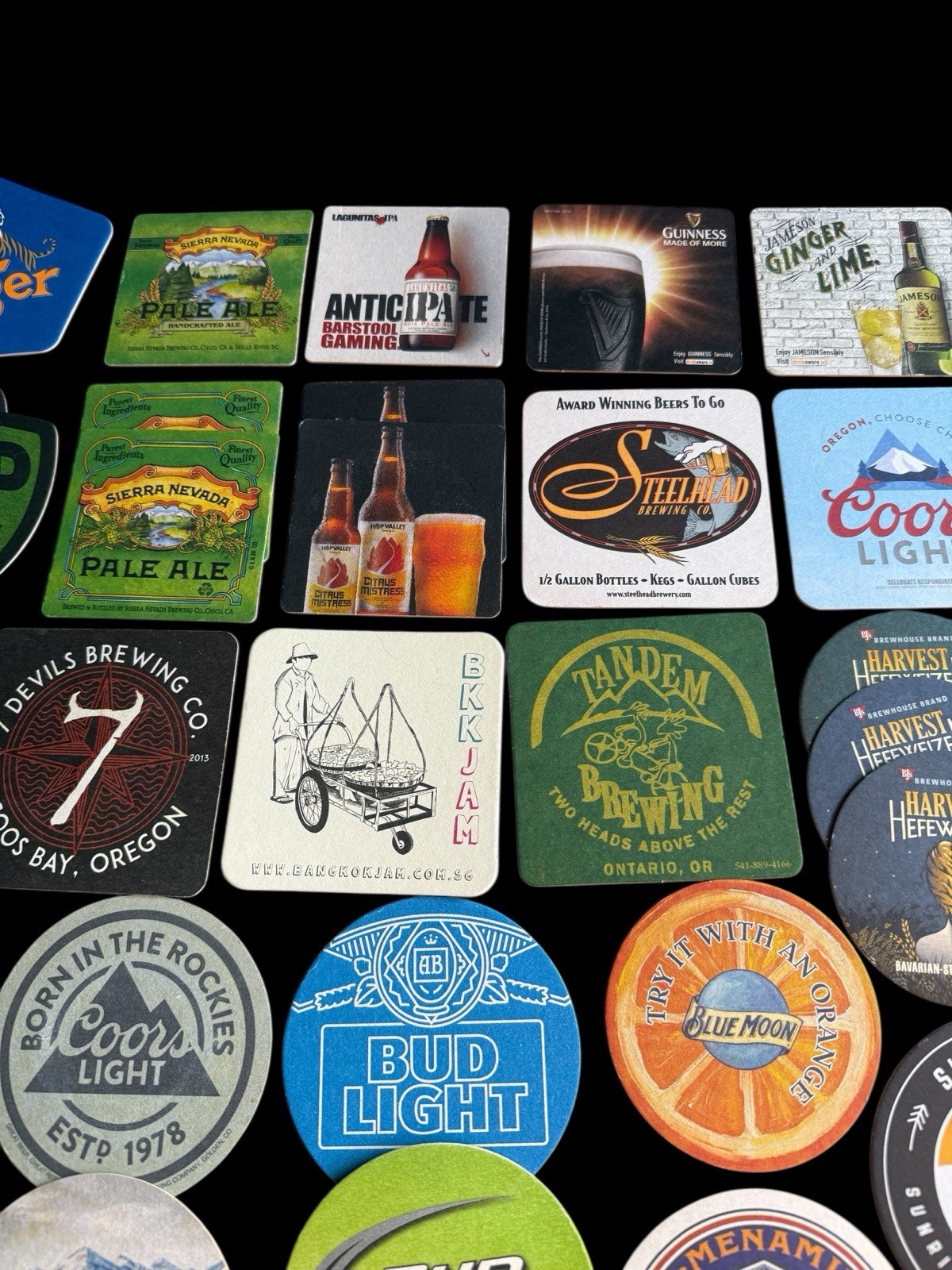 53 Vtg Collectable Brewery/Wine Bar Coasters Breweriana PNW etc.