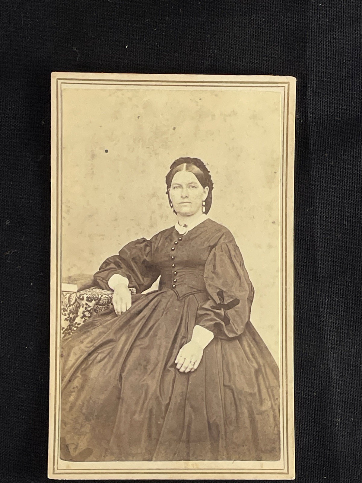 Original Civil War CDV Photo Lot 8 w/ US Revenue Stamps Memorial Portrait 1860s