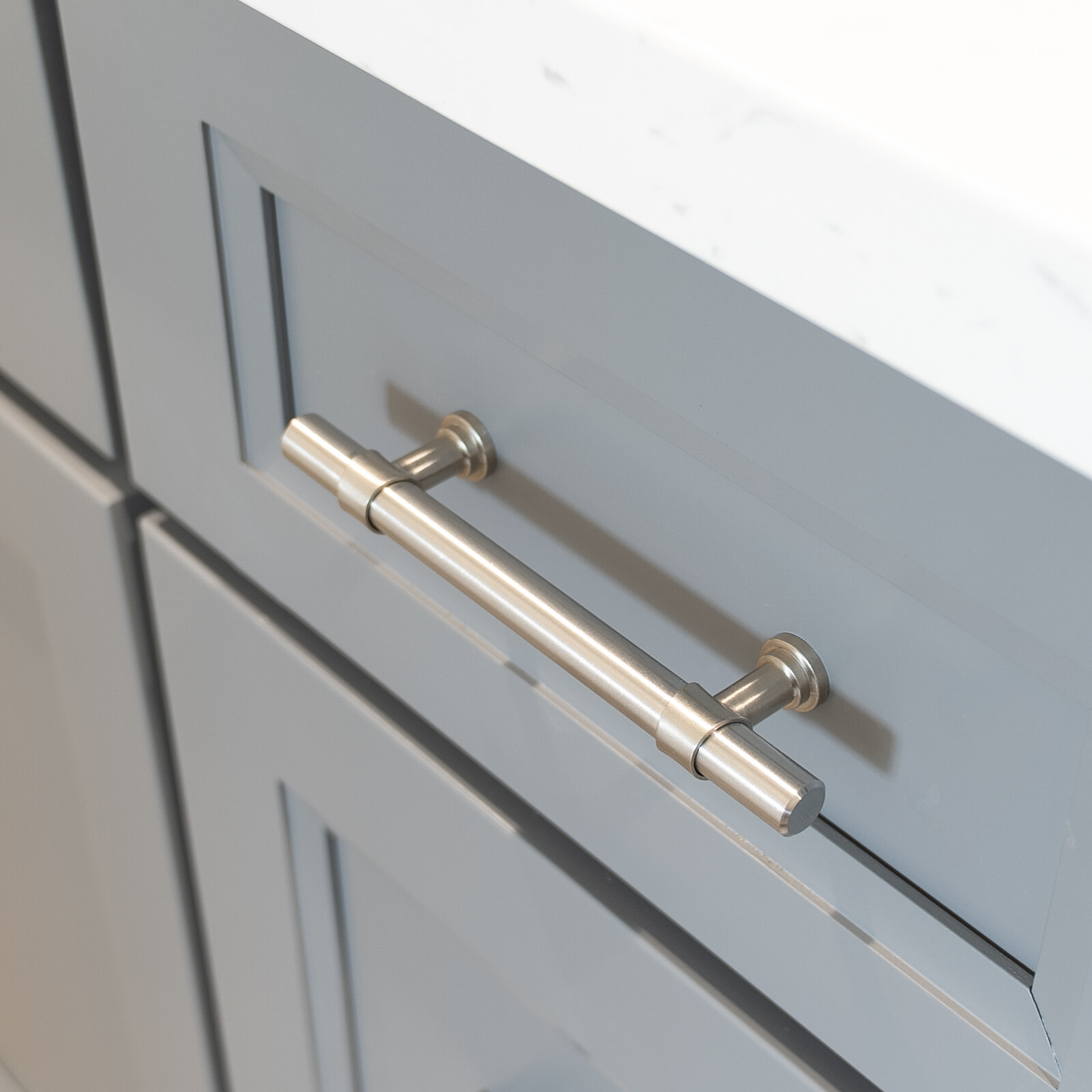 Brushed Nickel Modern Cabinet Handles Bar Pulls Kitchen Hardware Stainless Steel