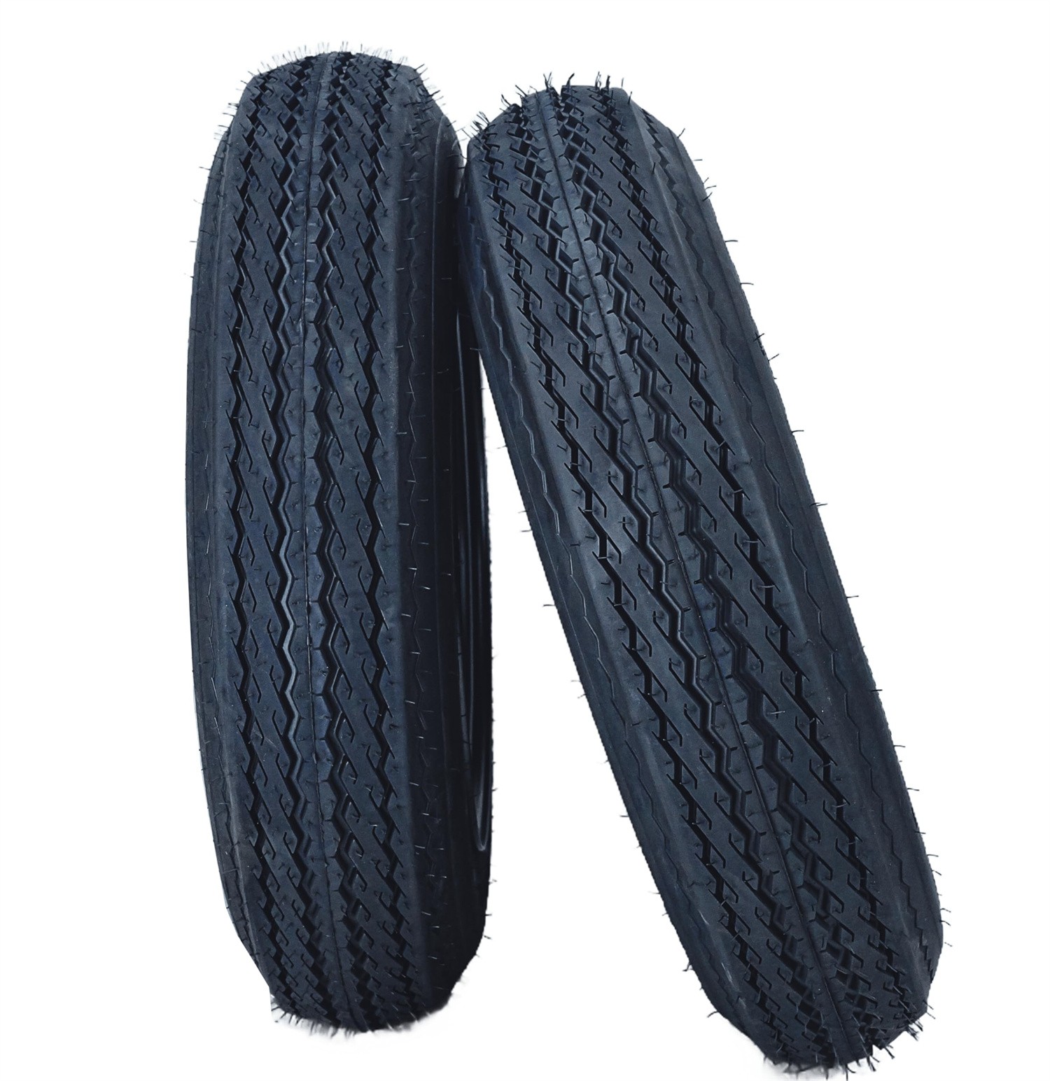 2-Pack Trailer Tire On Rim 4.80-12 480-12 4.80x12 5 Lug on 4.5" PCD 12 in Wheel