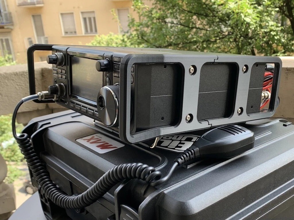 Protector Rail Handles for Icom IC-7300 All-Mode Amateur Radio Transceiver