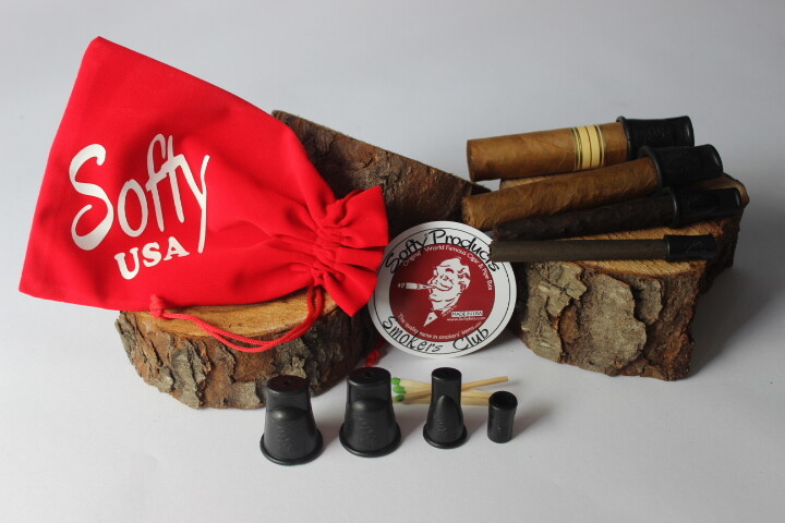 CIGAR HOLDER MOUTHPIECE TIPS, RUBBER CIGAR TIPS USA MADE! SOFTY