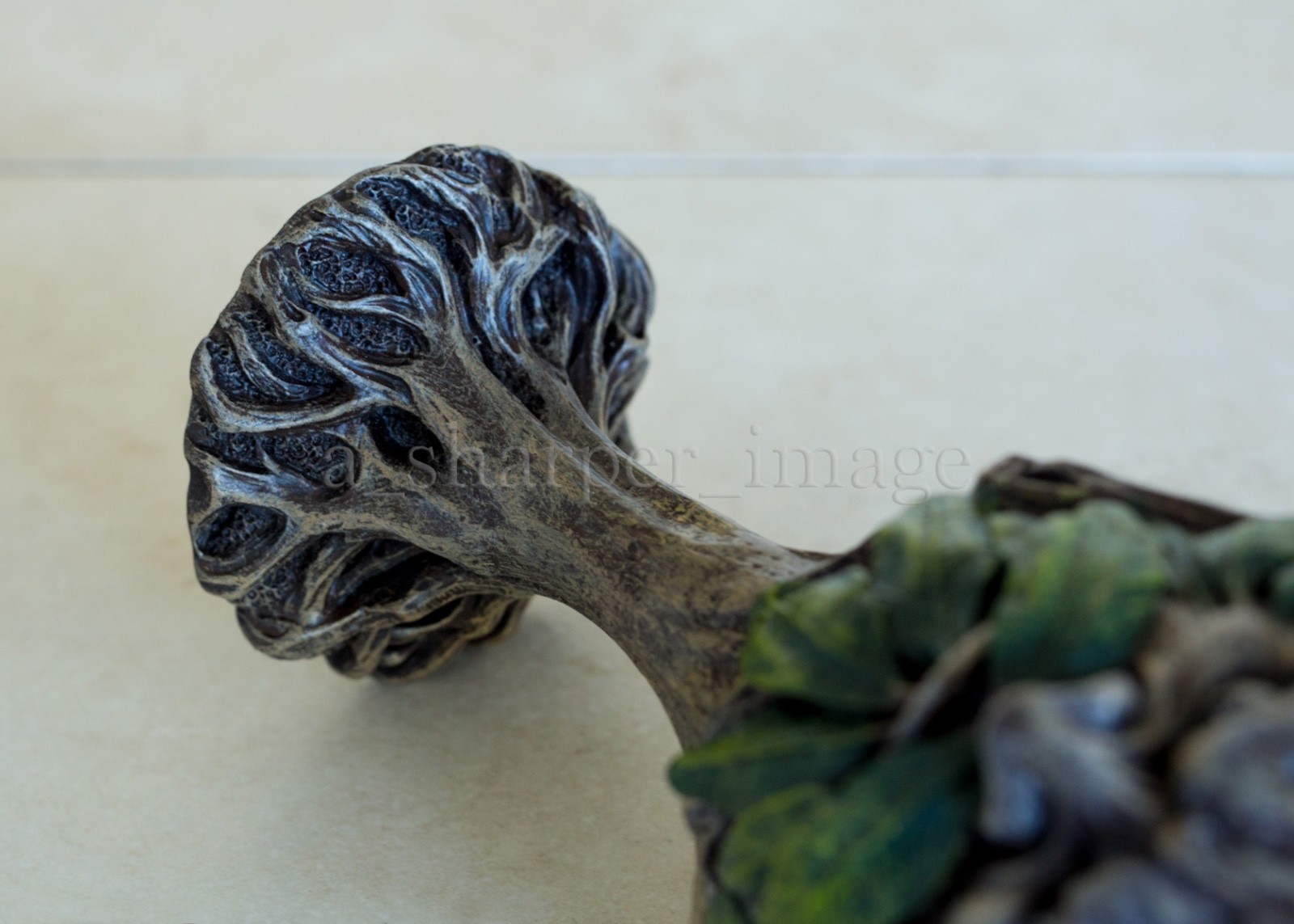 Greenman Wood Spirit 7" Goblet Chalice Hand Painted Fantasy Nature...Beautiful!