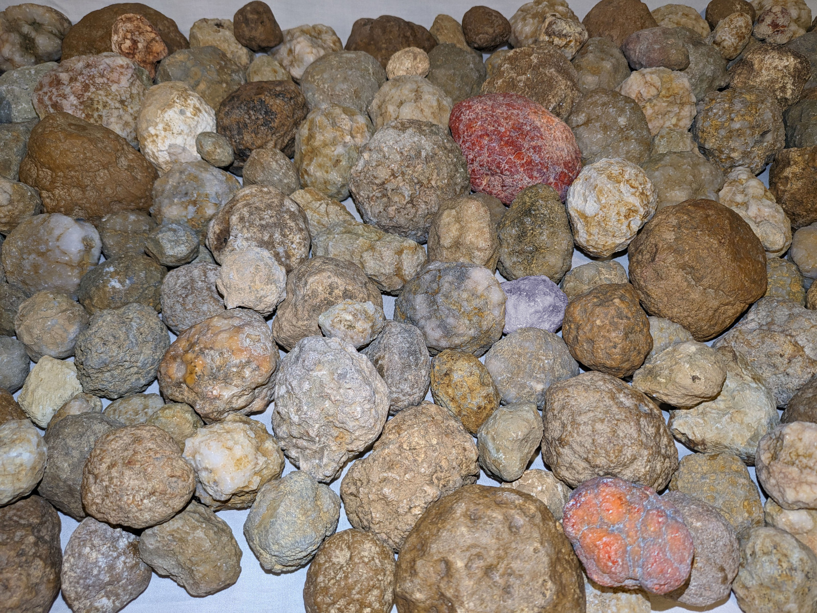 Unopened Geodes/Agates/Nodules Natural Semi Solid - Solid Lapidary Bulk Lot 2LB