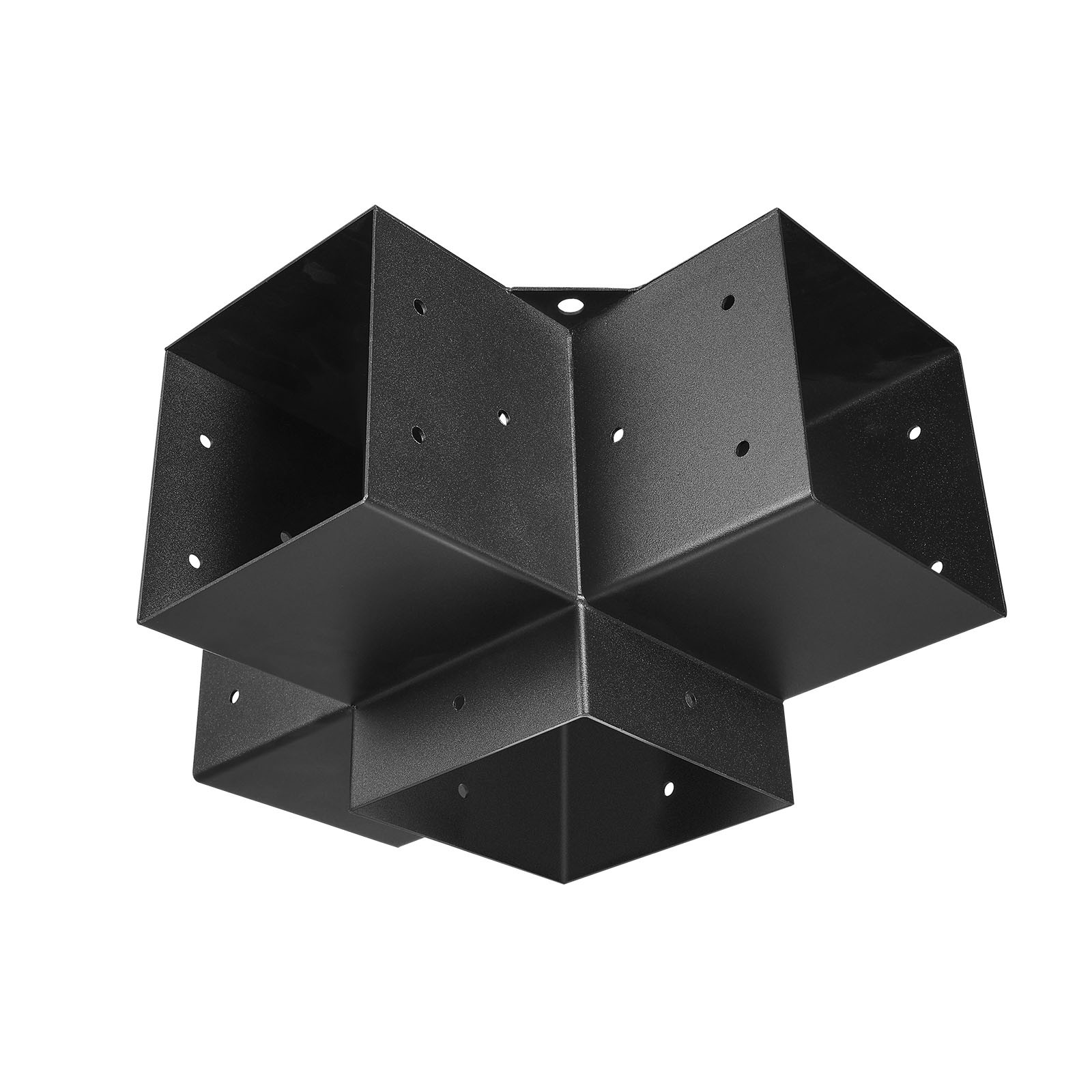 VEVOR 6x6" Pergola Bracket Kit Inner 5.5x5.5 4-Way Woodworks DIY Post 2 pcs