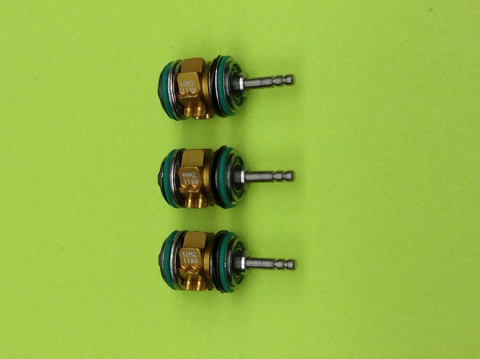 STAR DENTAL 430 TURBINE PUSH BUTTON CERAMIC LOT OF 3 "GOLD SERIES" LUBE FREE