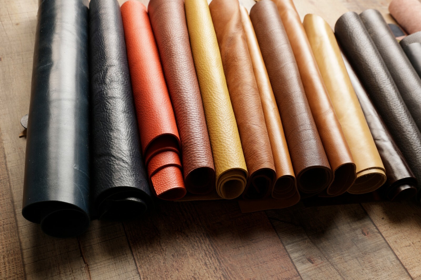 Premium Italian Cowhide Leather Scraps upholstery --- X Large Size Pieces 12"x18