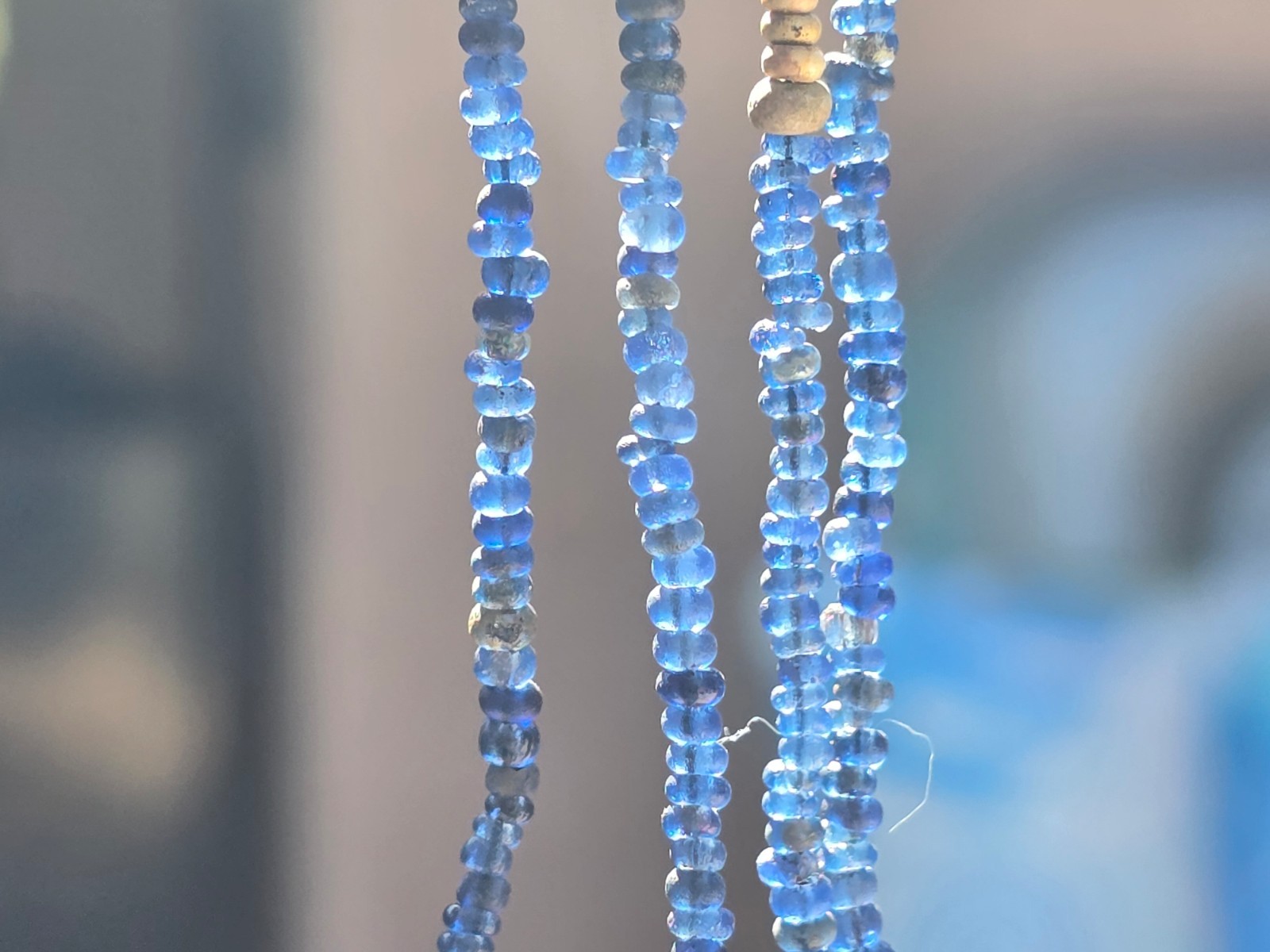 LOT OF 14 FLORIDA CALUSA GLADES CULTURE AUTHENTIC TRADE BEADS Indian Arrowhead