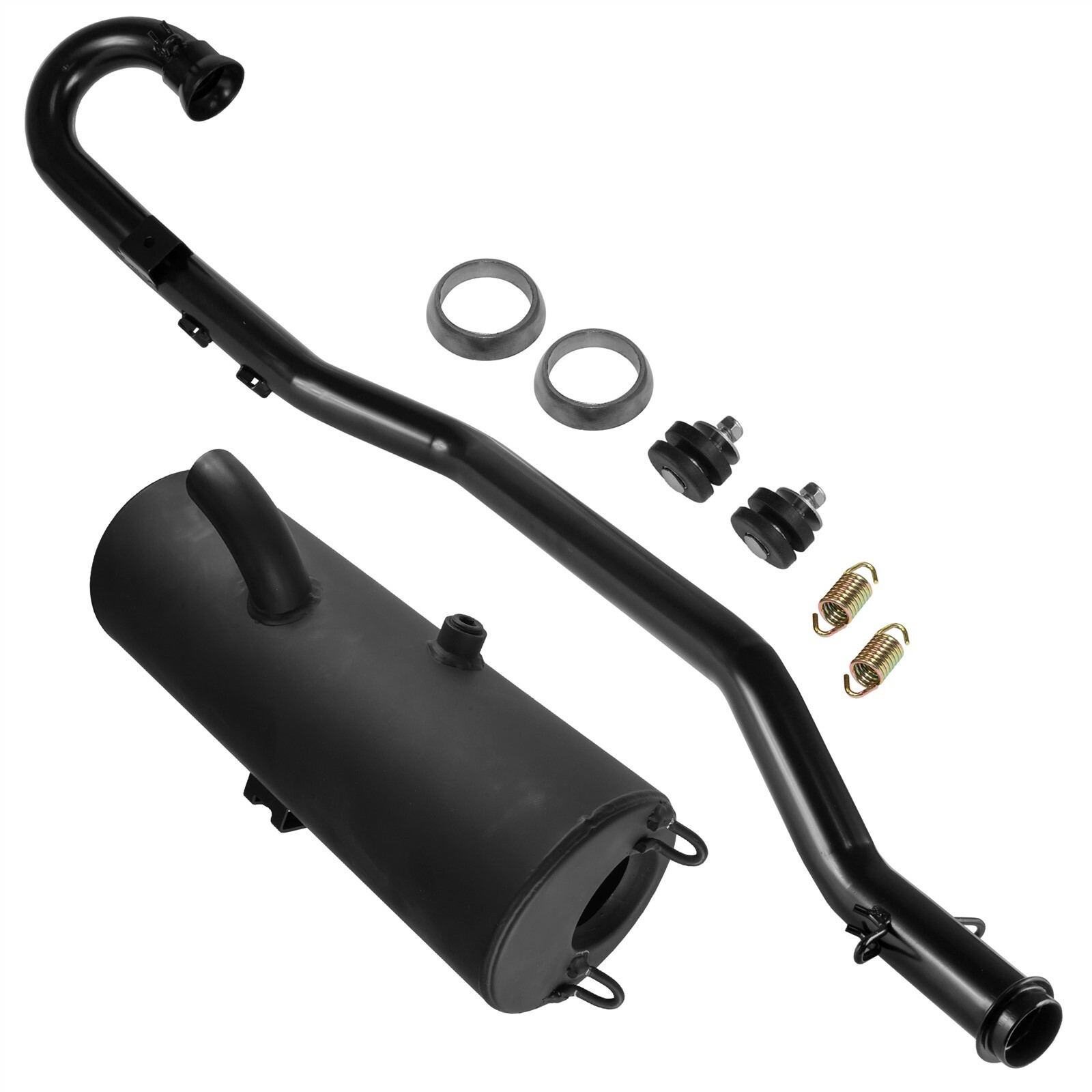 Exhaust Muffler & Pipe W/ Gasket For Polaris SPORTSMAN 600 2003 2004