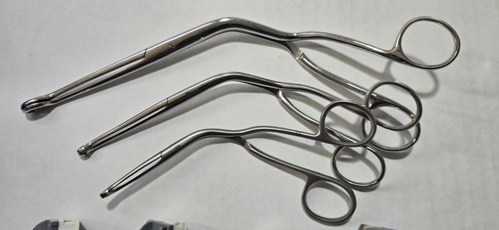 Flexicare Laryngoscope Miller#00,0,1 Mac#3 Blades W- Handle Magill Set of 3