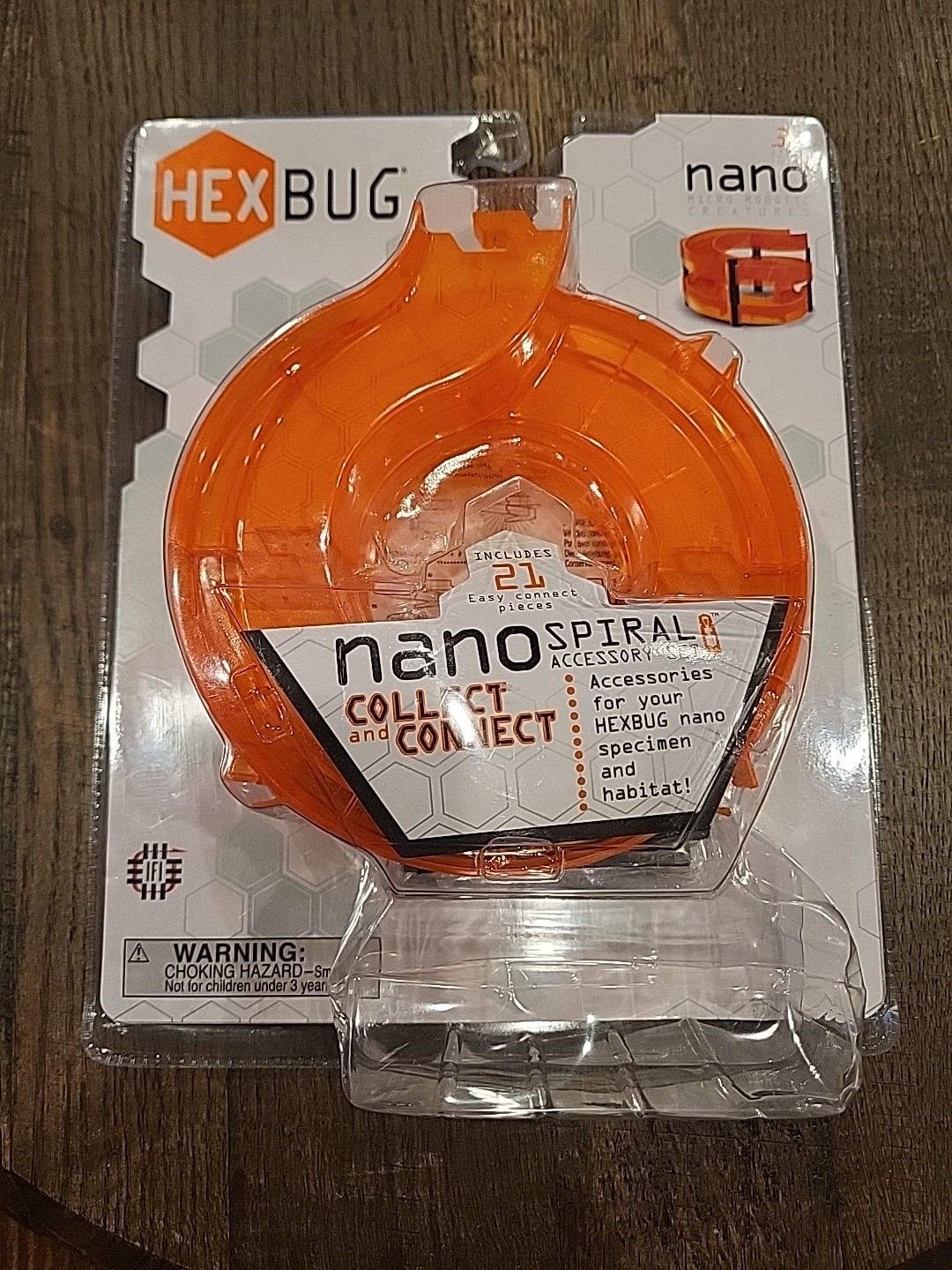 HEXBUG Nano Spiral Accessory Set for Specimen and Habitat New Sealed Package