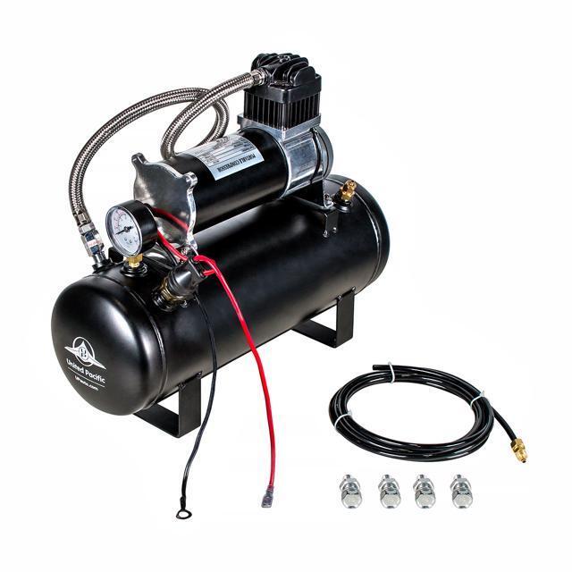 United Pacific Heavy Duty 12V 140 PSI Air Compressor & Tank Kit 46154