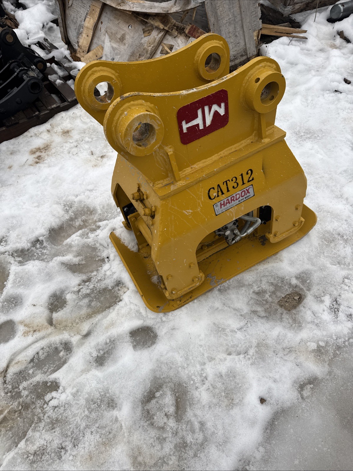 Cat 312 Excavator Plate Compactor Hydraulic New 65 Mm Pin