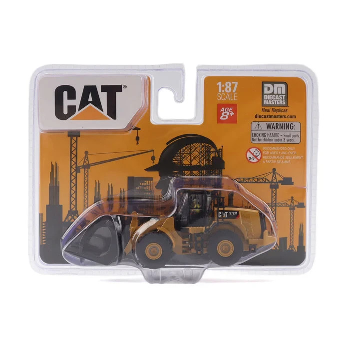 CAT 950G Wheel Loader w/ Log Fork 1:87 Scale Model - Diecast Masters 84661CS