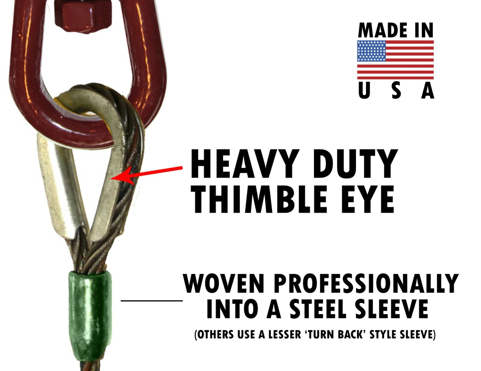 7/16" x 150' Tow Cable Wire Rope Winch Line with Swivel Hook Safety Latch USA