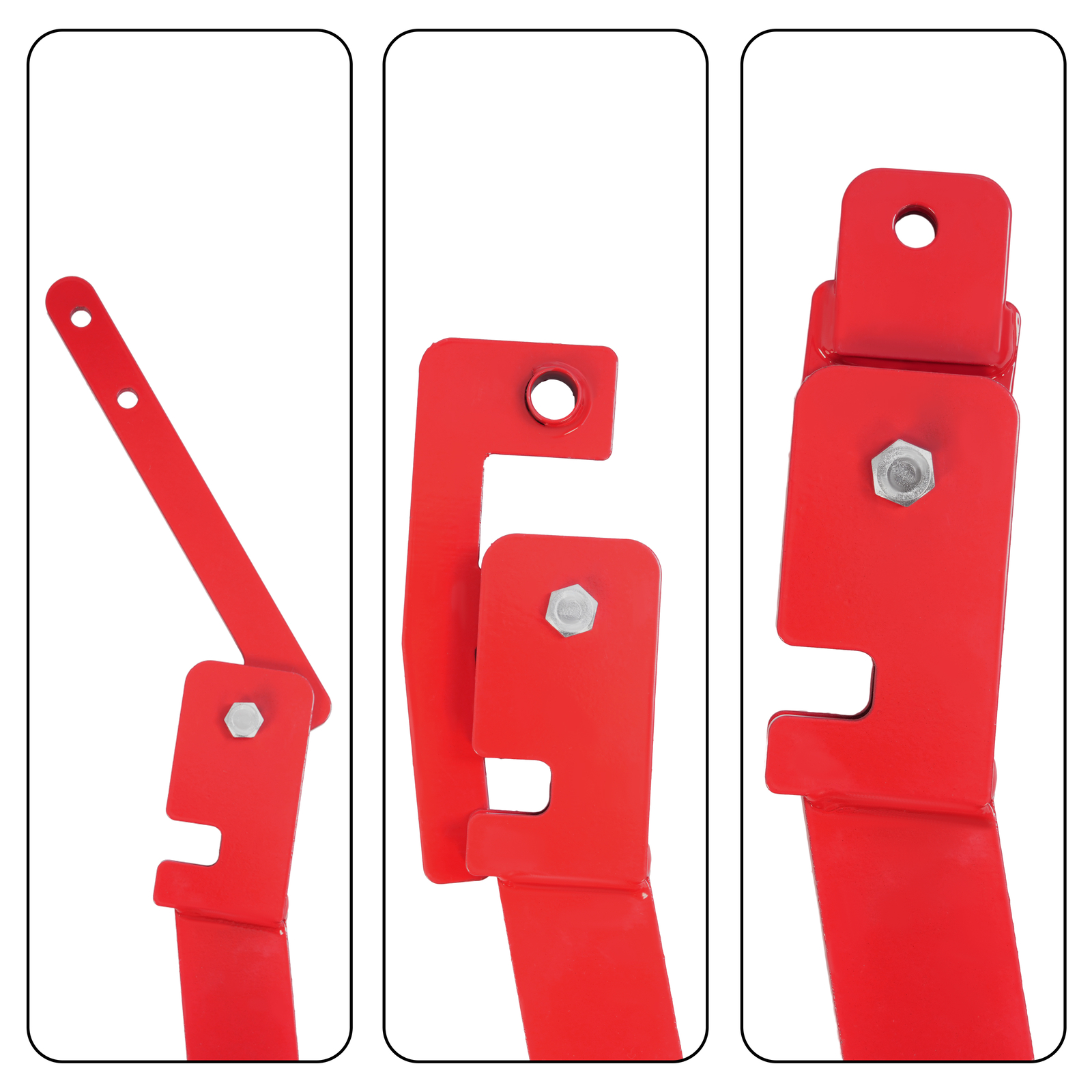 Red Adjustable Wing 15683 Hiller-Furrower Kit For Rear Tine Tillers Rototiller