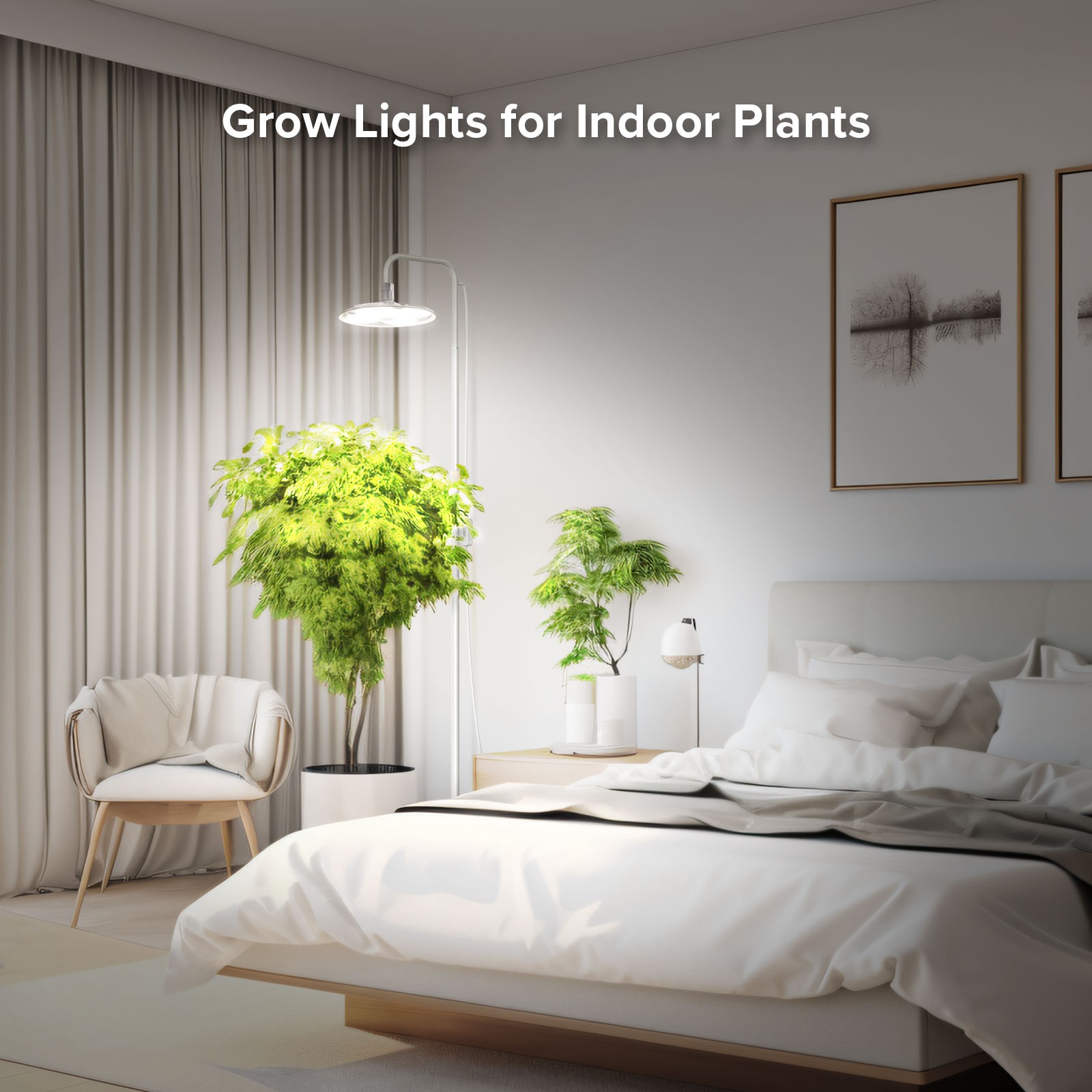 100W Grow Lights 10200LM Full Spectrum Indoor Tall Plant Growing Remote Control