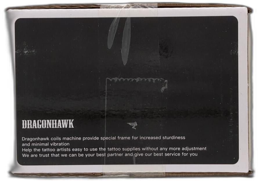 Dragonhawk S4 Tattoo Pen Kit, Complete Tattoo Machine Gun Kit, Slim Tattoo Pen