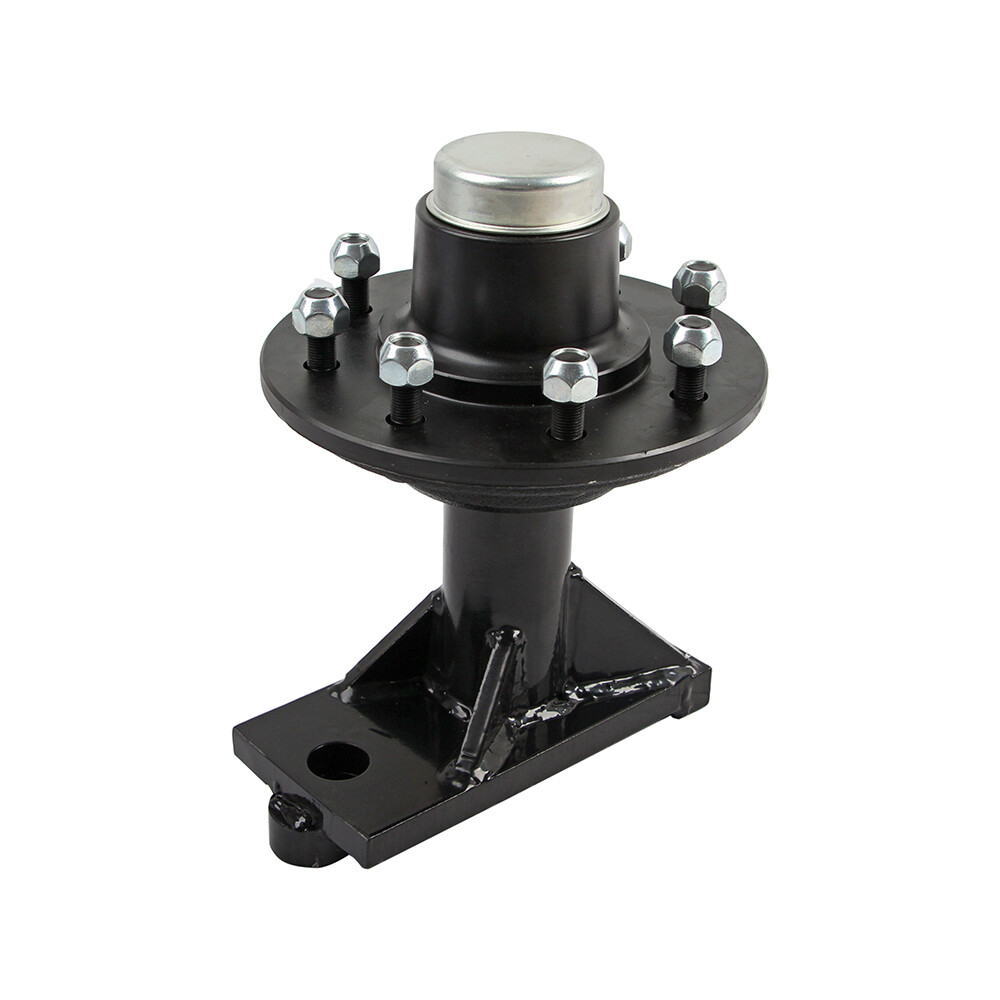 Pair Upgraded 8 x 6.5 Lug Superior Shipping Container Wheels Bolt-on Spindle Kit