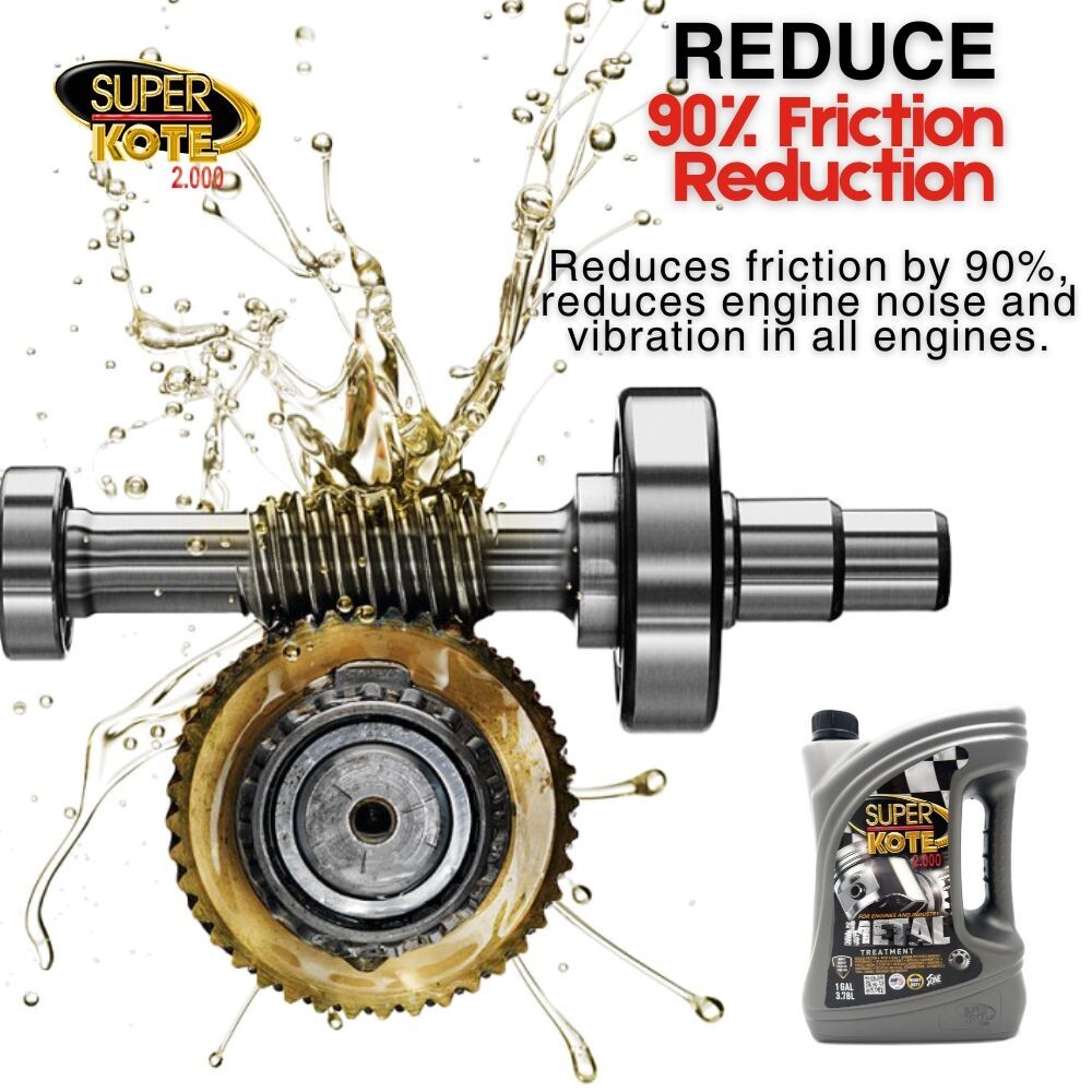 SUPERKOTE 2000 Metal Treatment Lubricant Anti Friction EP 1GAL 4PACK