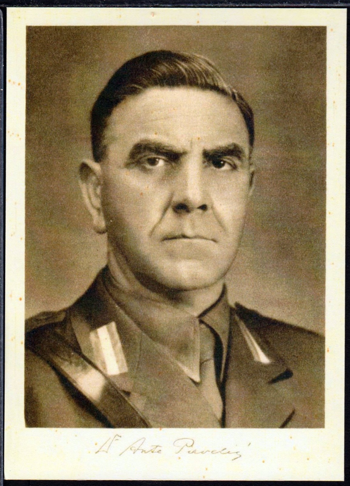 ✔️ GERMANY 3. Reich WWII Ante Pavelic SIGNATURE RARE POSTCARD - REPRODUCTION