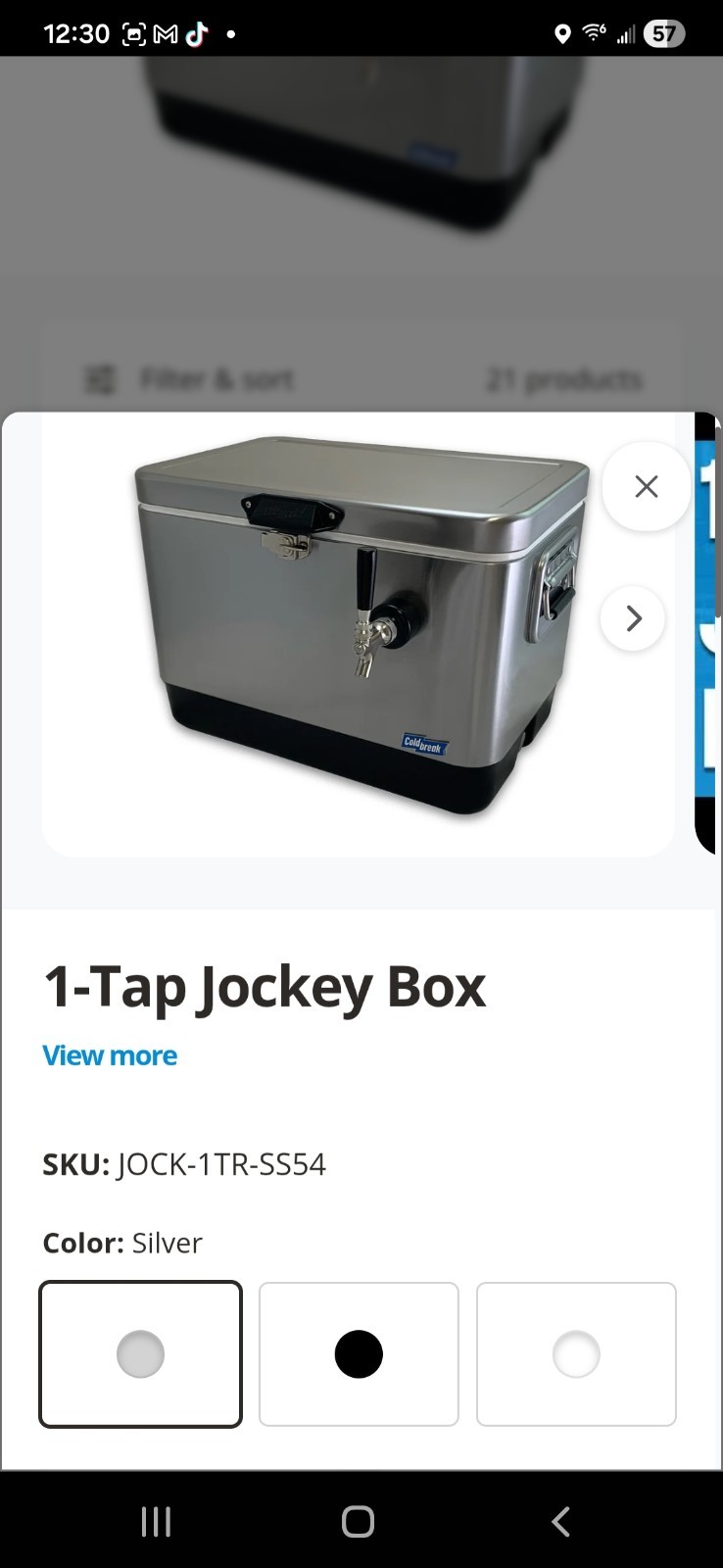 1-Tap Jockey Box Cold Break