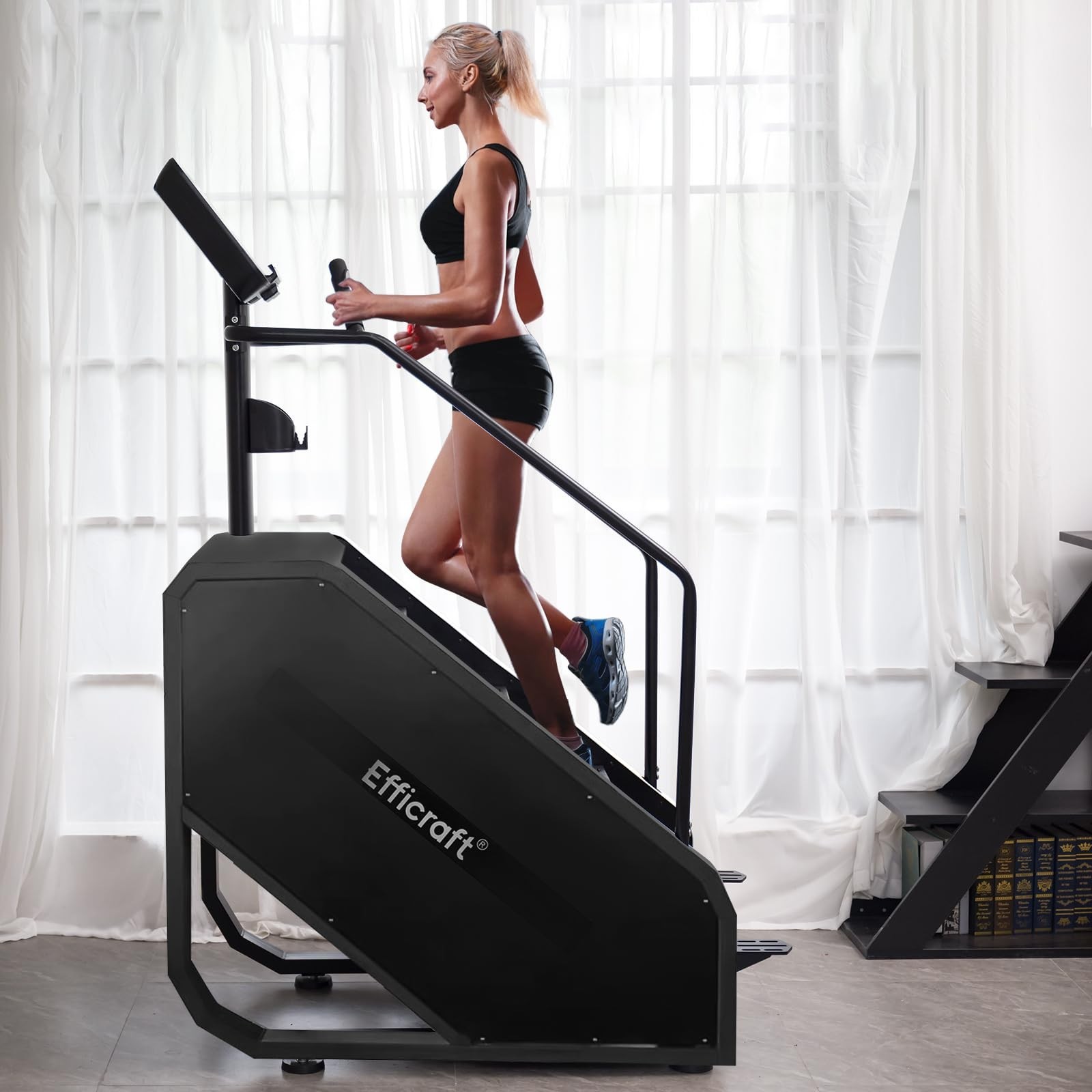 Stair Stepper With Led Screen,15 Speed Levels Stairmaster For Cardio & Lower Bod
