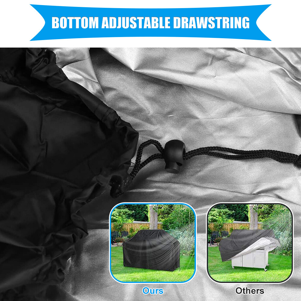 BBQ Gas Grill Cover 57 Inch Barbecue Waterproof Outdoor Heavy Duty UV Protection