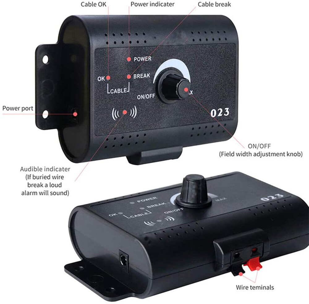 In-Ground Underground Waterproof Electric Dog Pet Fence System 2-3 Shock Collar