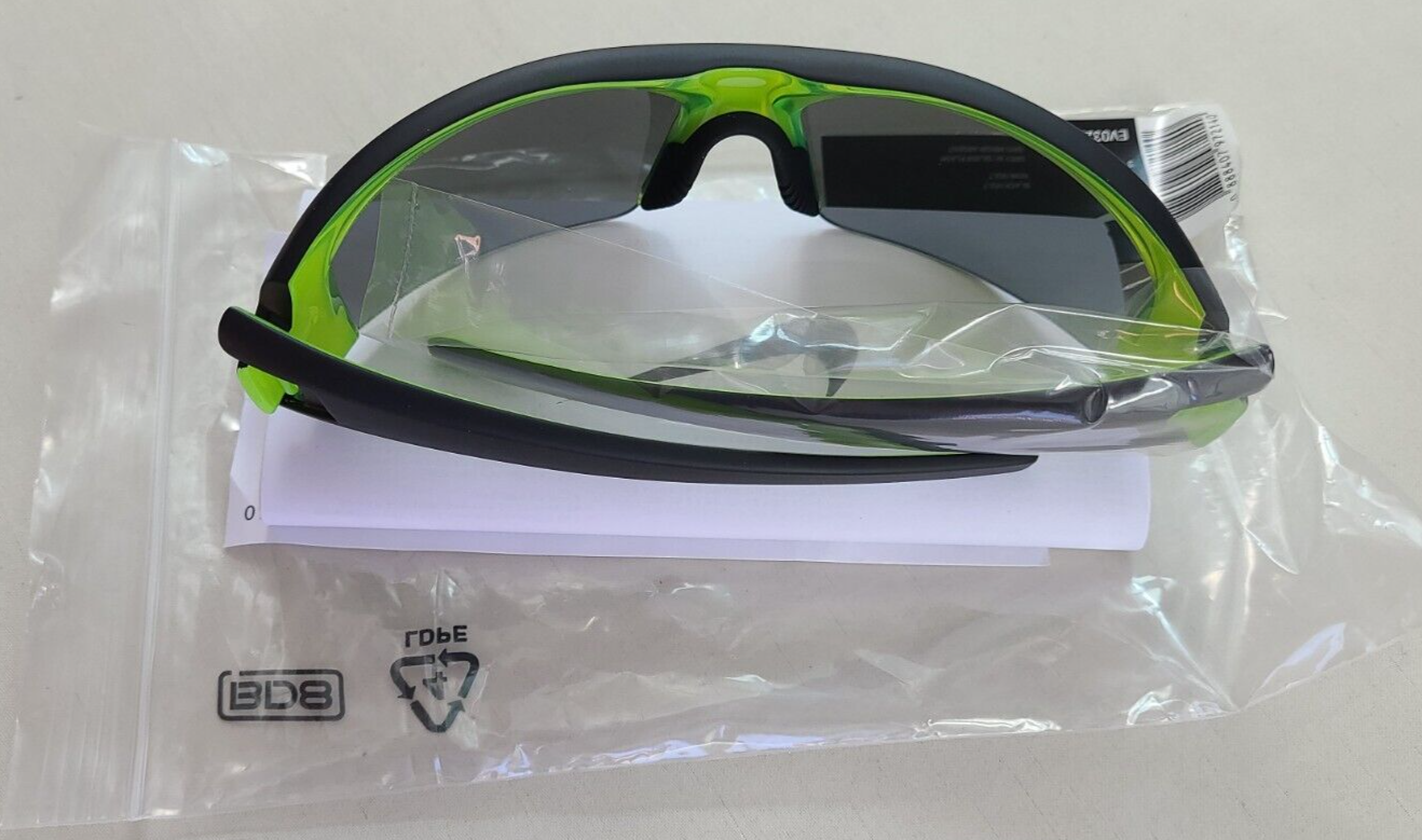 Nike Diverge Men's Sunglasses Matte Black Volt EV0325 Sport Wrap New w Tag Paper