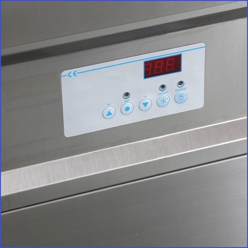 Kolice Commercial Double Square Pans Fried Ice Cream Roll Machine 21"x21''pans