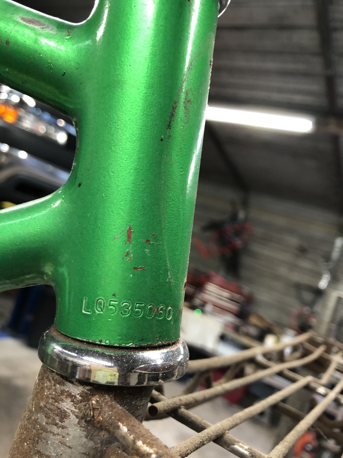 1979 Schwinn 20 inch Coaster frame stingray cantilever Lime Green