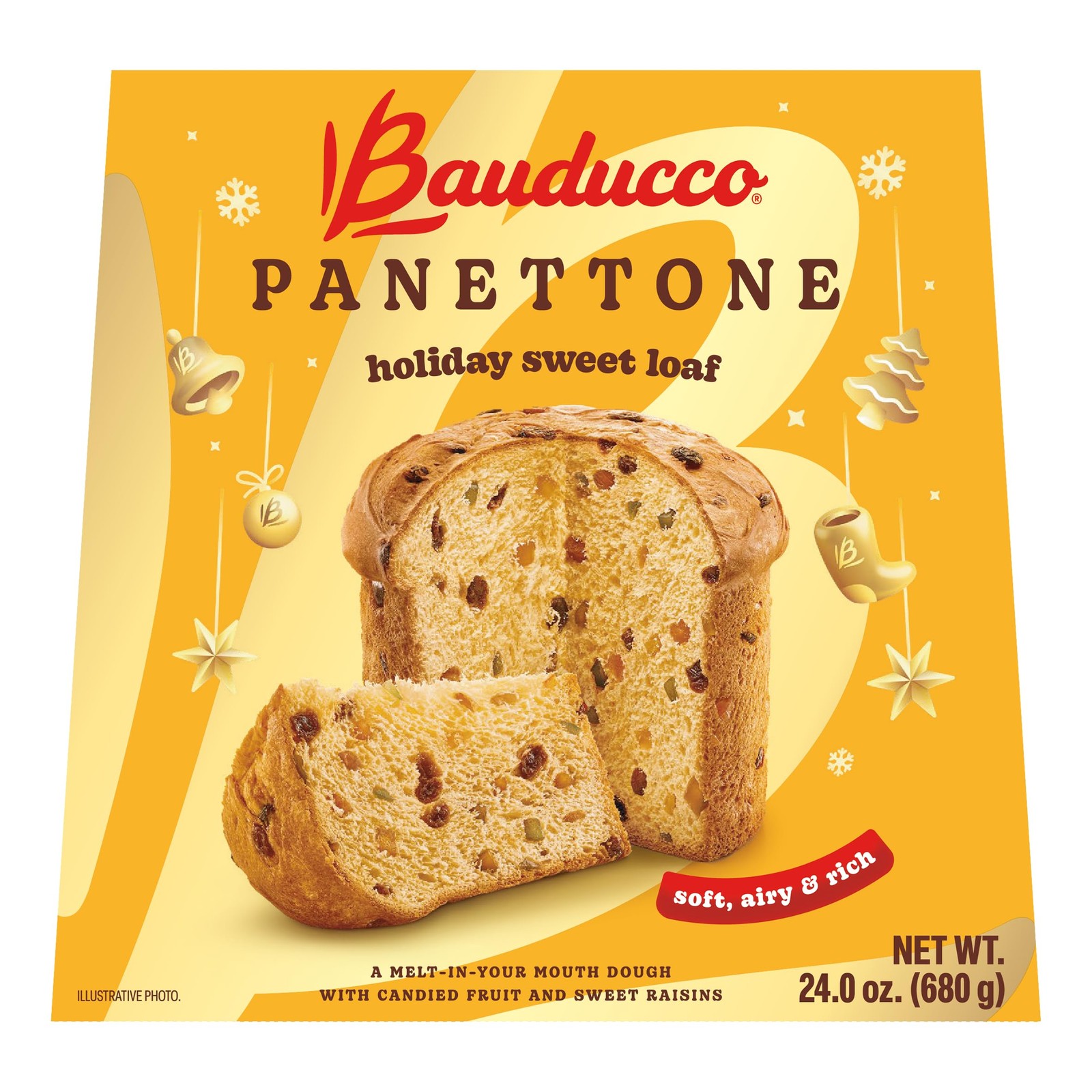 Classic Panettone - Moist & Fresh Holiday Cake - Traditional Italian Recipe W...