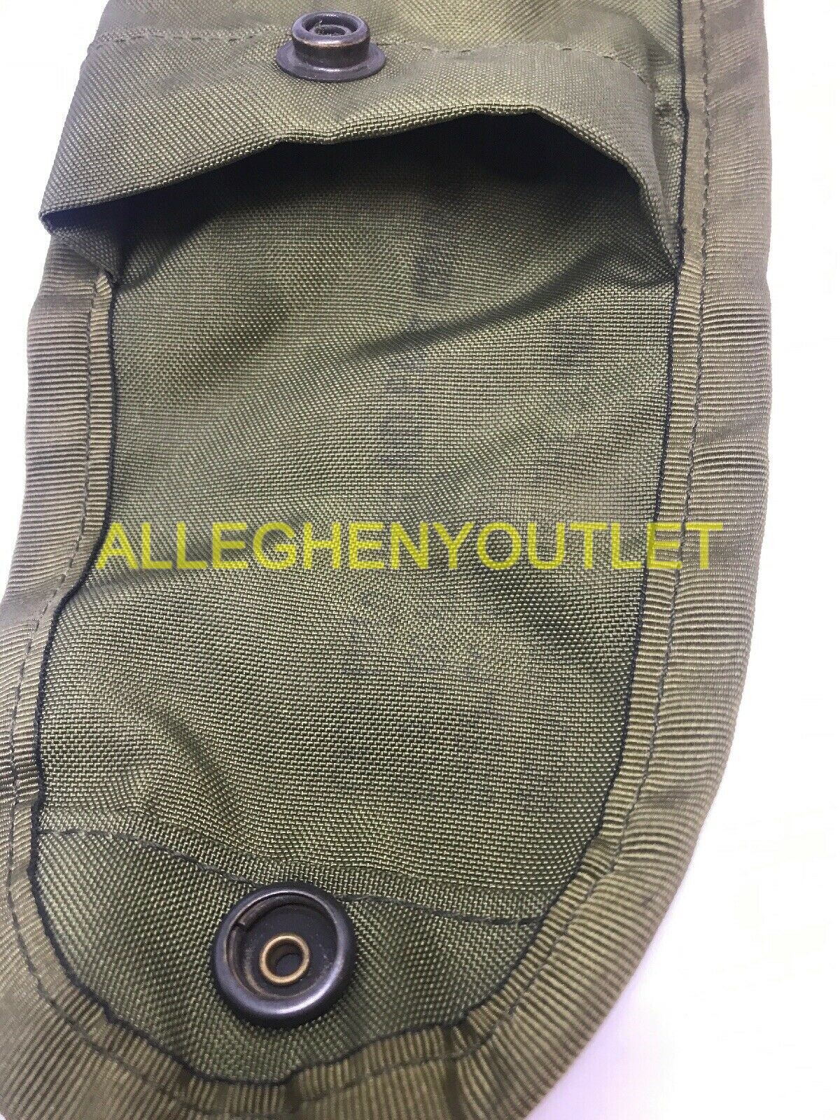 QTY 5 Army USMC FIRST AID / COMPASS POUCH CARRIER CASE w/ Alice Clip Military VG