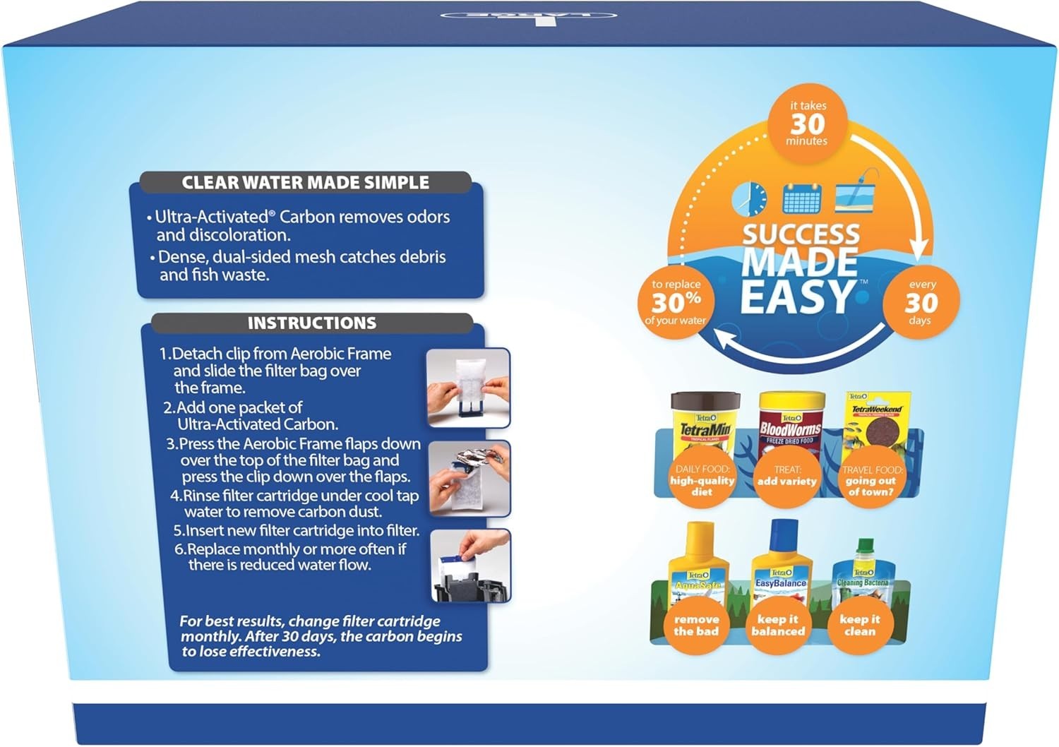 TETRA WHISPER BIO-BAG DISPOSABLE FILTER CARTRIDGES UNASSEMBLED LARGE 12 PACK New