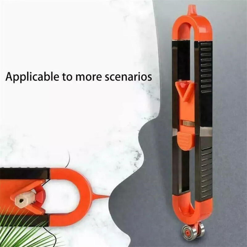 Profile Scribing Ruler Contour Gauge with Lock - Precise Scribe Tool Woodworking