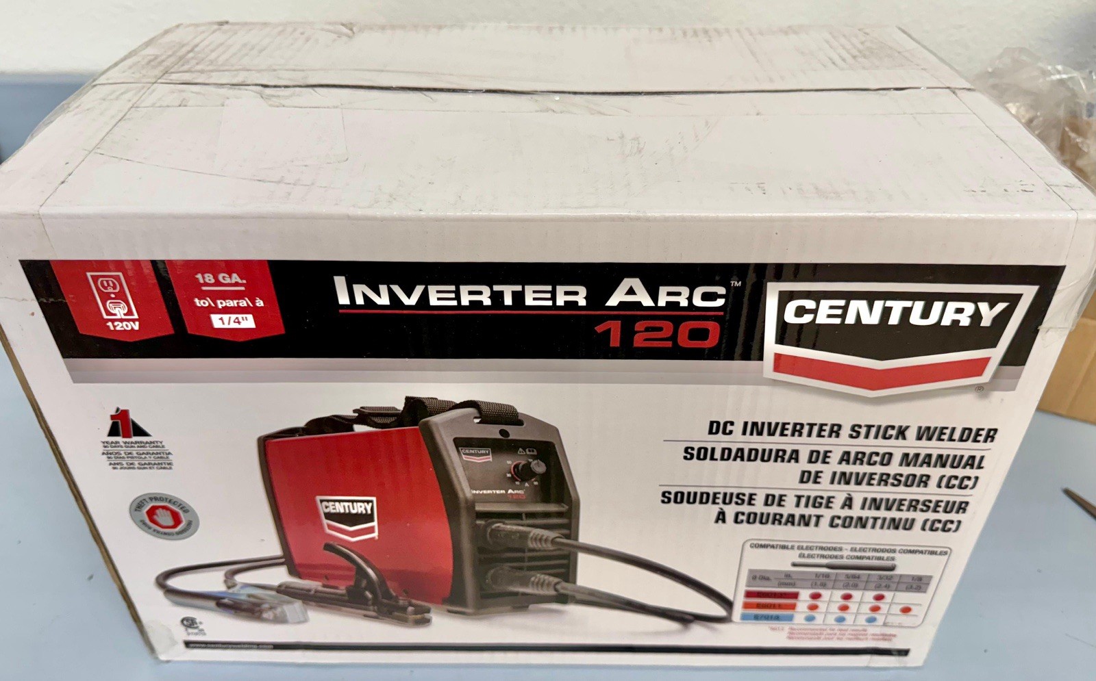 Century Inverter Arc 120 Stick Welder K2789-2, 120V 20A Portable Welding Machine