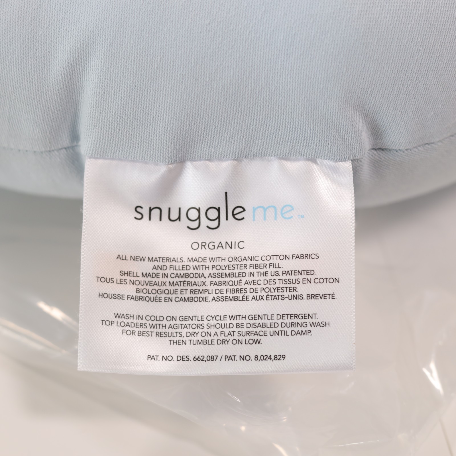 Snuggle Me Organic Infant Lounger – Bluebell