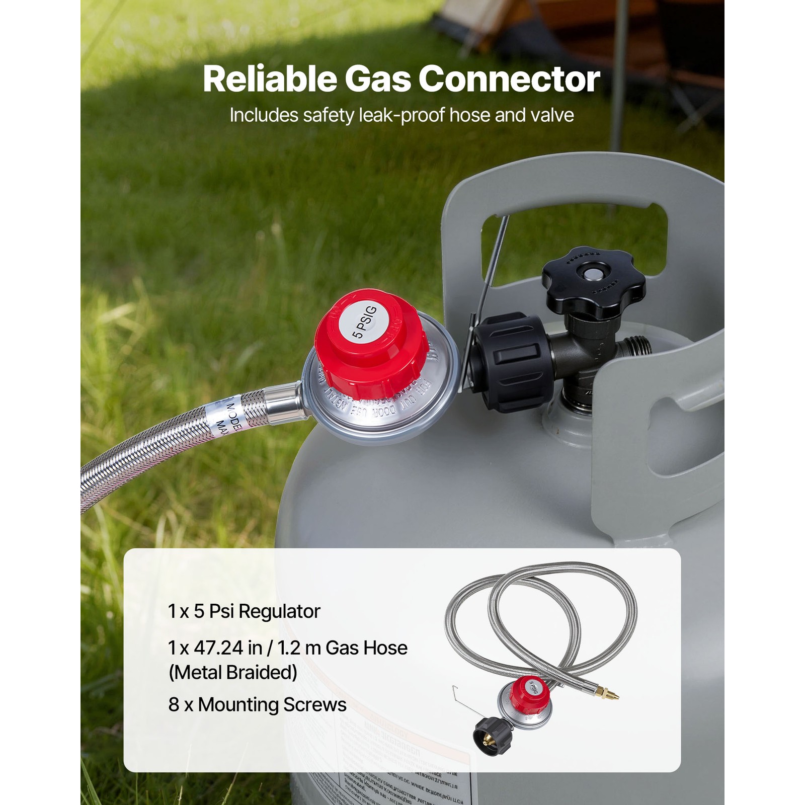 Uimoso Single Burner Propane Gas Stove 100000 BTU Outdoor Cooker for BBQ Camping