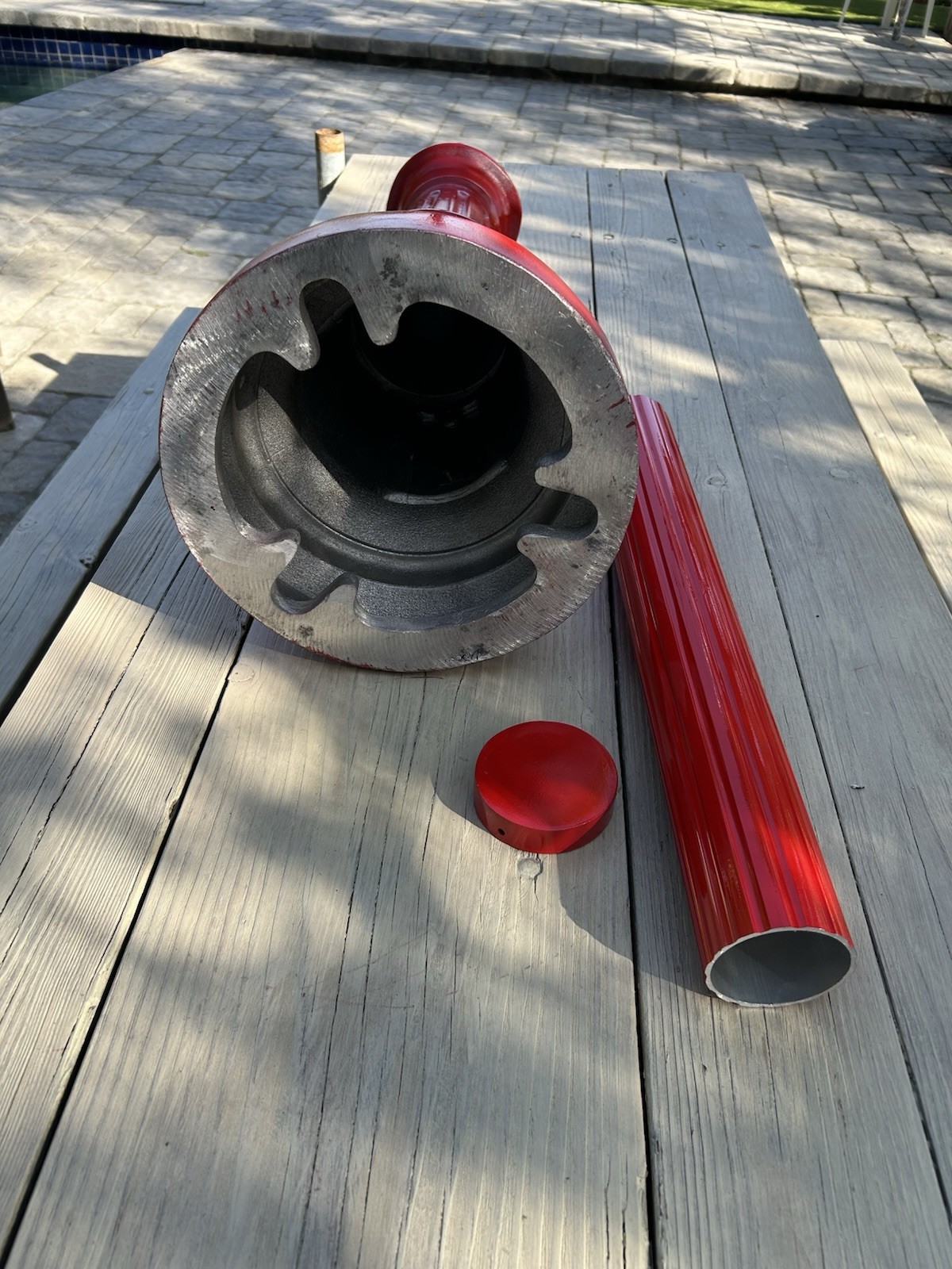 Gamewell Post Pedestal for mounting Fire Alarm Callbox