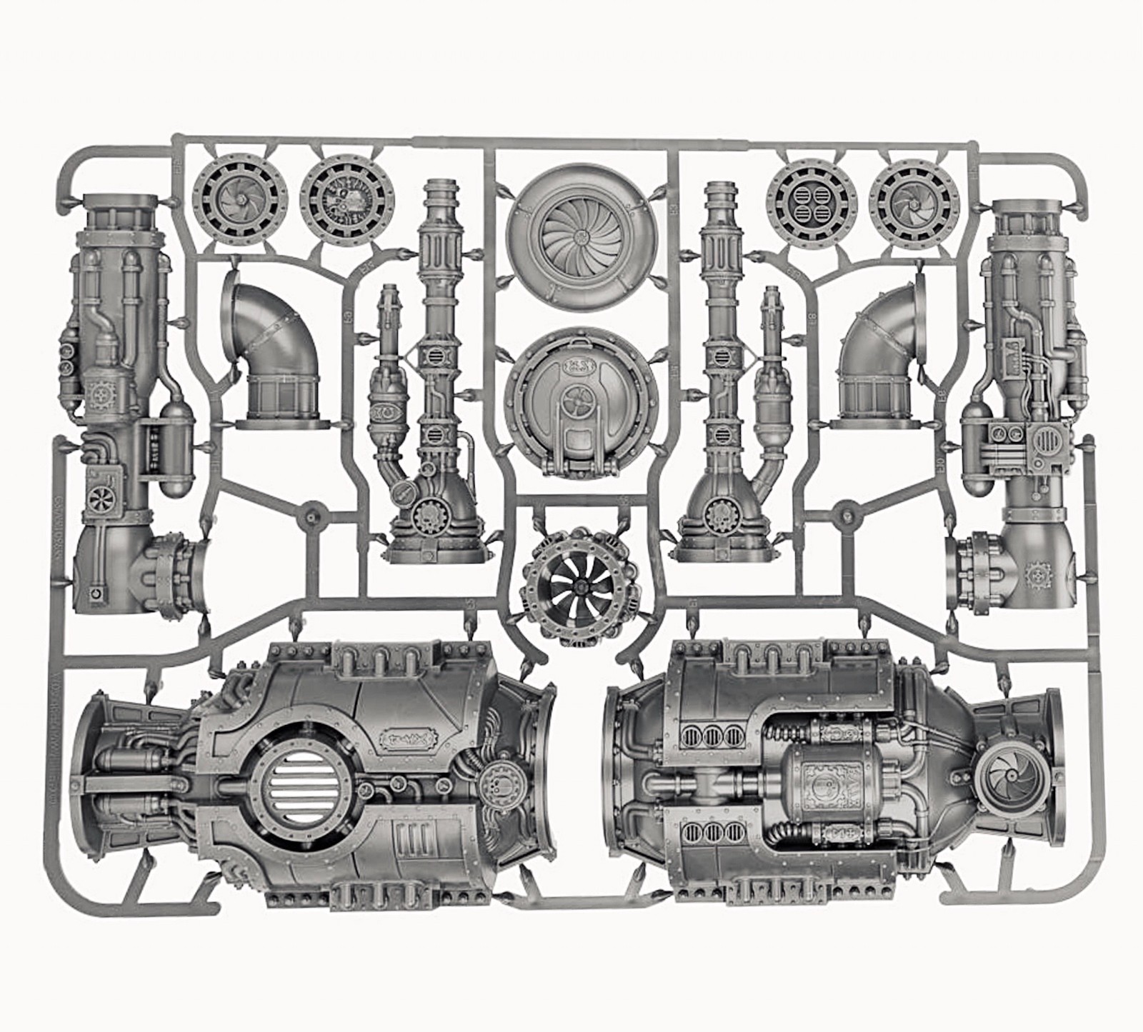 Games Workshop Warhammer 40K Alchomite Pipes Terrain Model