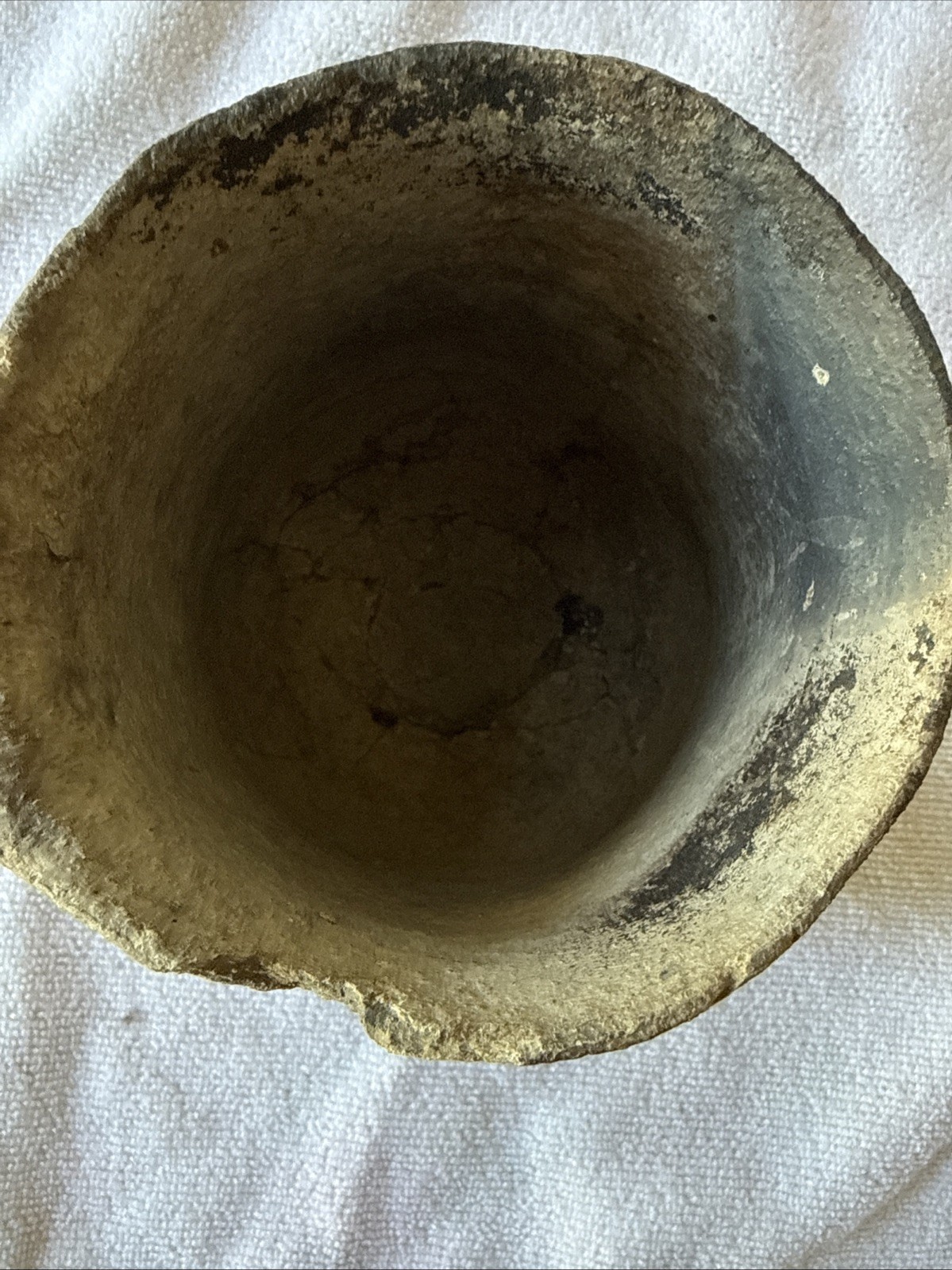 Pre- Historic Anasazi Corrugated Pottery Vessel